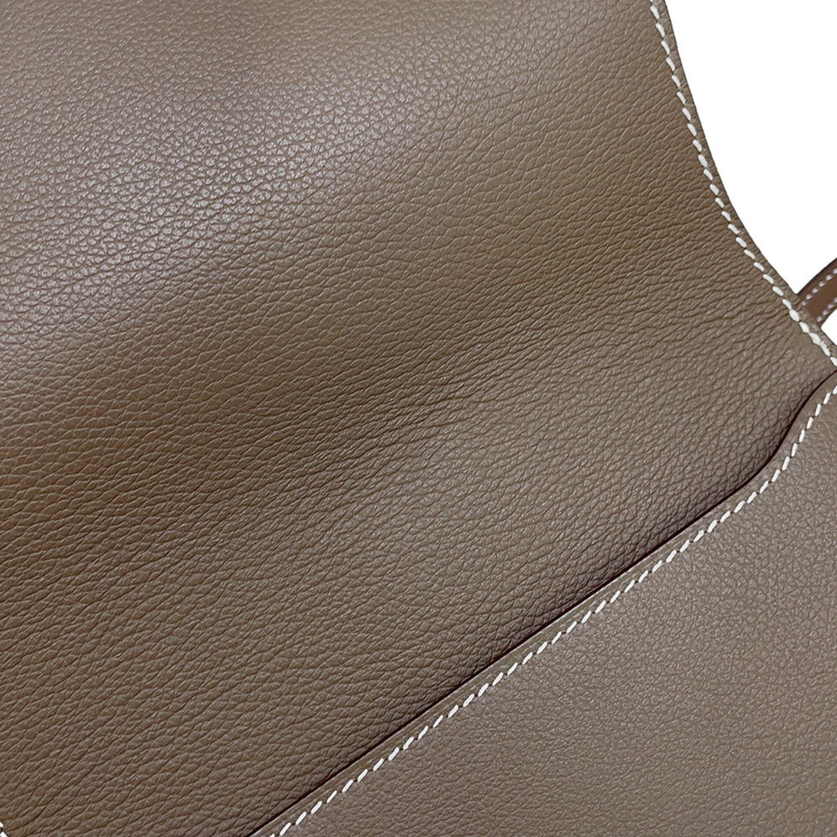 Hermes Etoupe Gray Handbag (Pre-Owned)