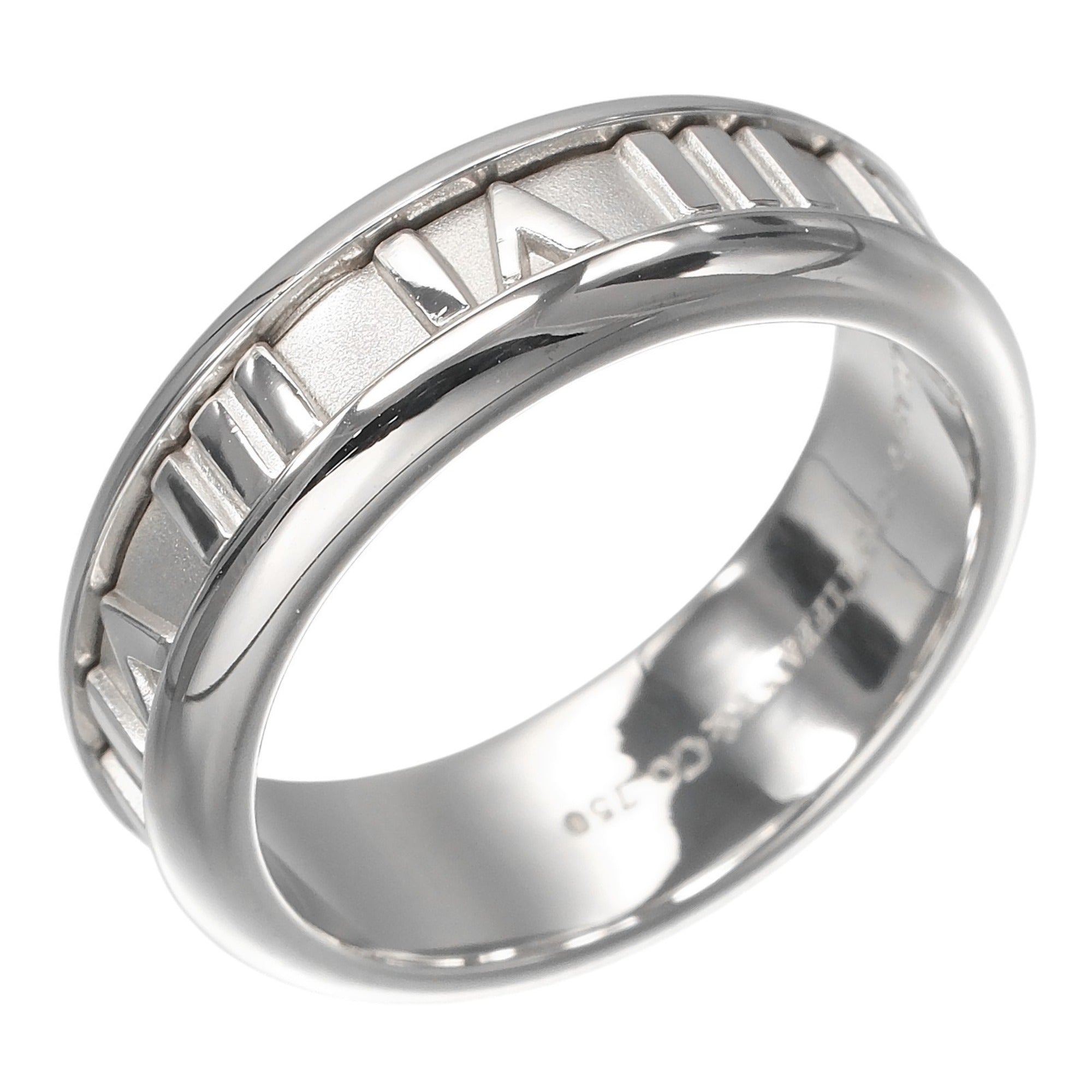Tiffany White Gold (18K) Band Ring (Pre-Owned)