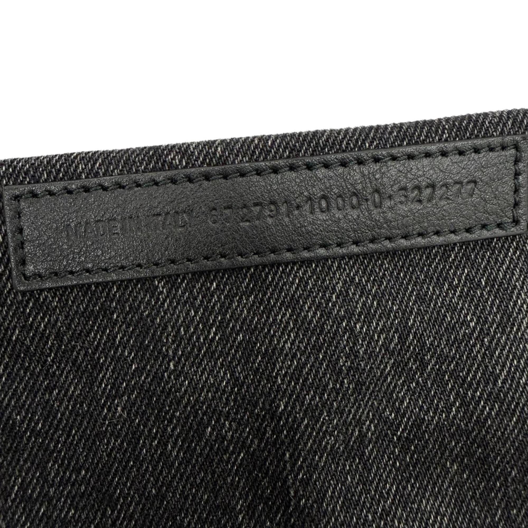 Balenciaga Black Leather Handbag Shoulder Bag (Pre-Owned)