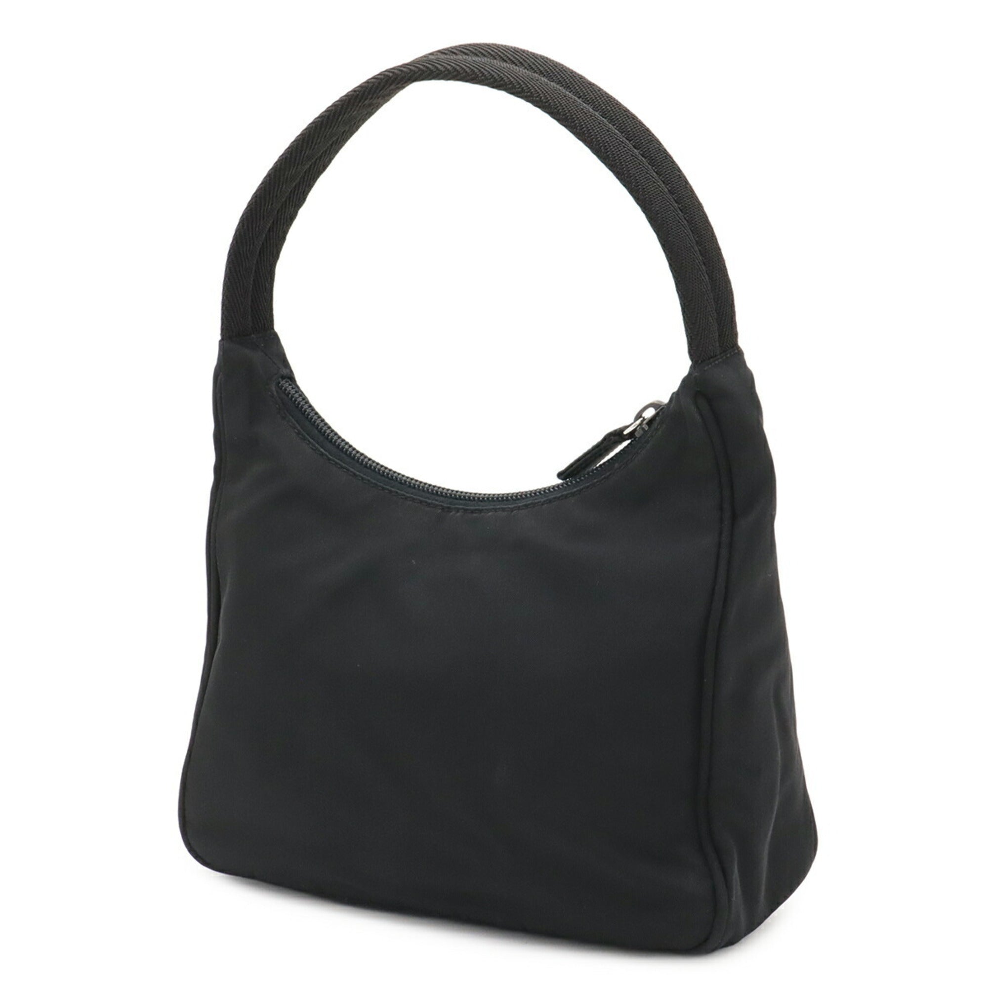 Prada Black Nero Nylon Handbag (Pre-Owned)