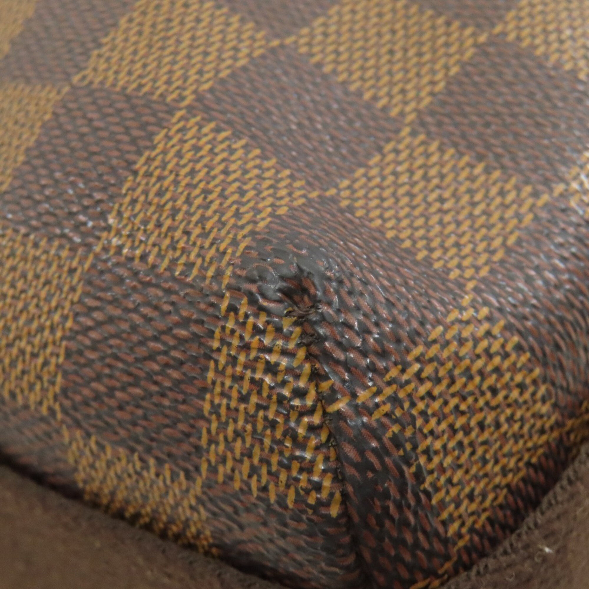 Louis Vuitton Brown Damier Canvas Ebene Damier Canvas Shoulder Bag (Pre-Owned)