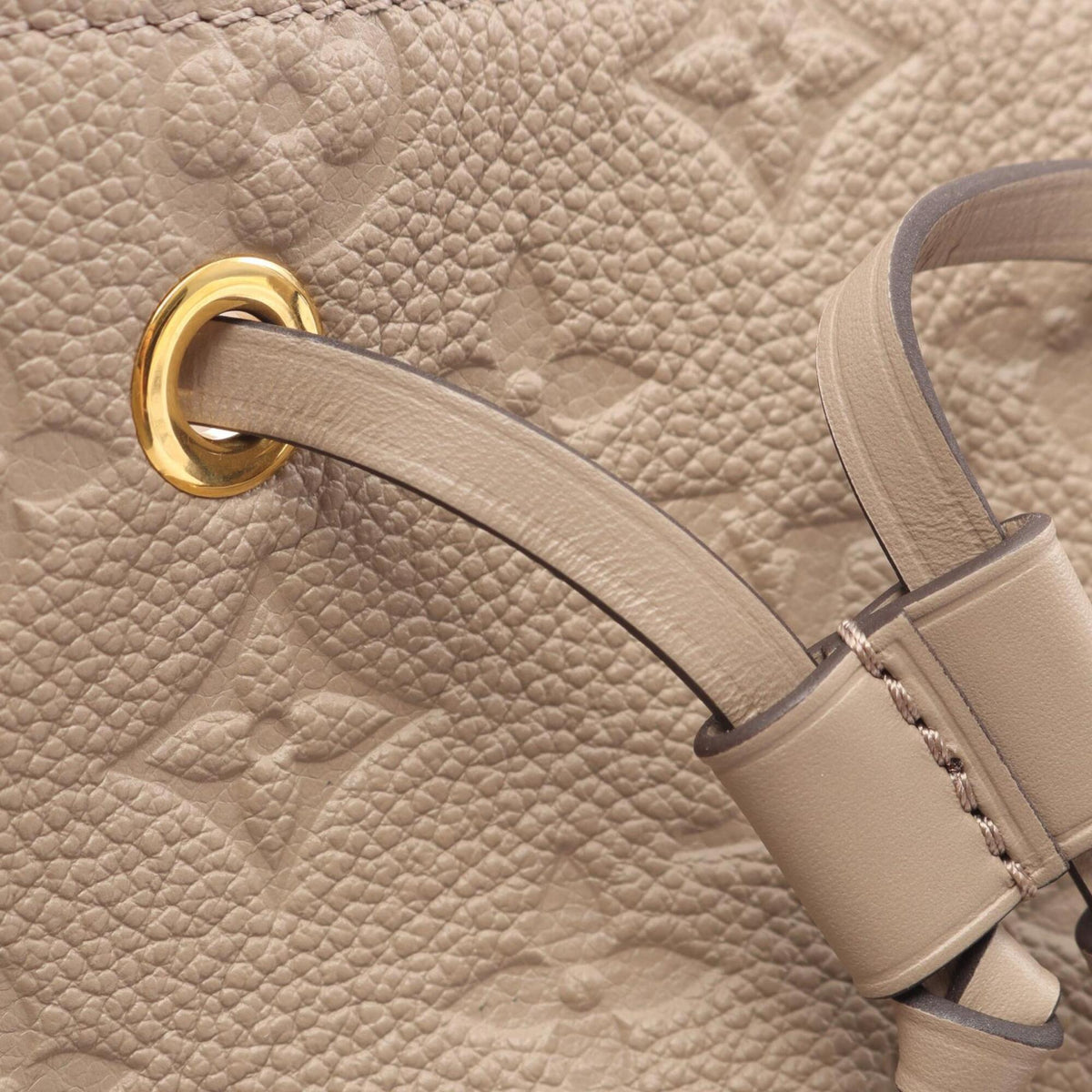 Louis Vuitton Beige Tourterelle Monogram Empreinte Backpack Handbag (Pre-Owned)