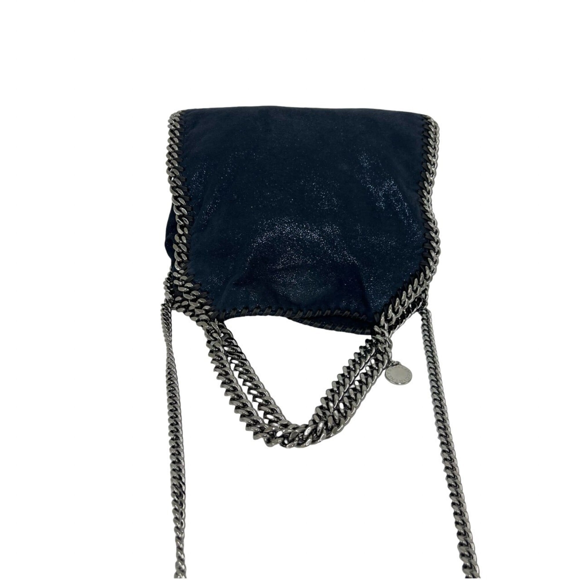 Stella Mccartney Navy Leather Handbag Shoulder Bag (Pre-Owned)