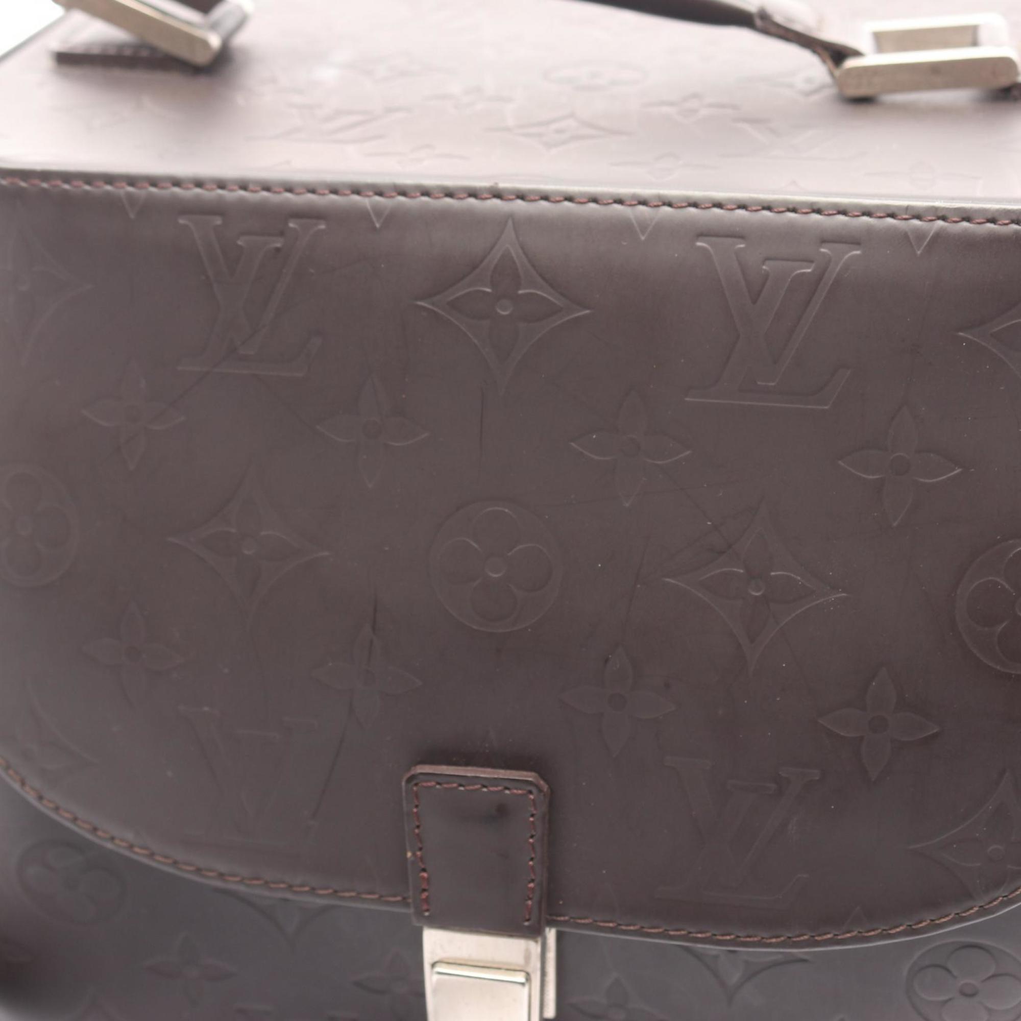 Louis Vuitton Brown Monogram Glacé Monogram Leather Handbag Shoulder Bag (Pre-Owned)