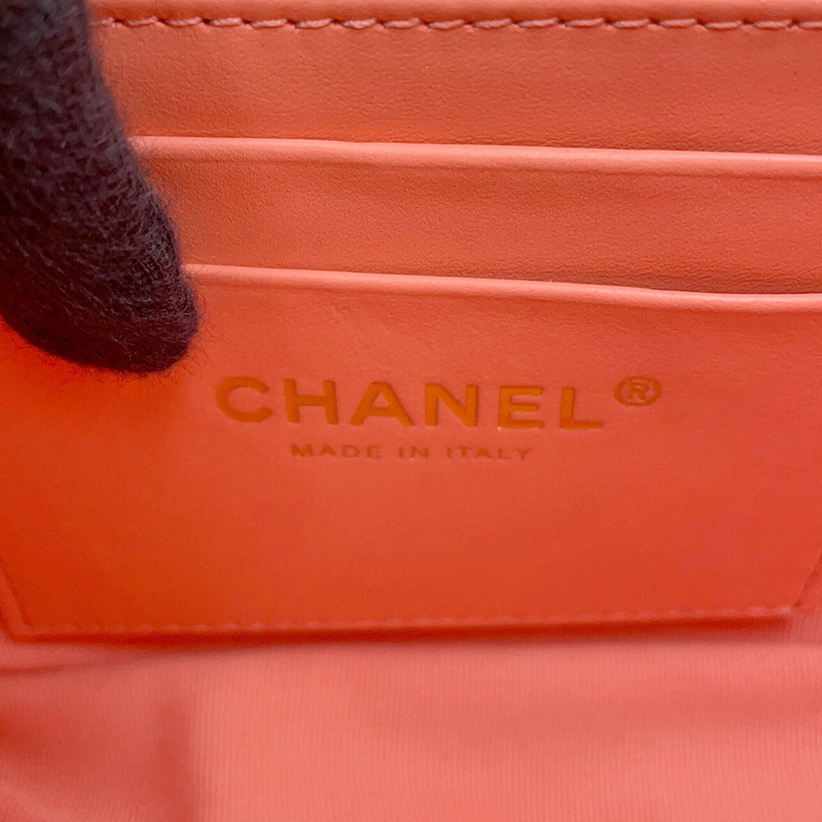 Chanel Matelasse Salmon Pink Grained Calfskin Handbag Shoulder Bag (Pre-Owned)