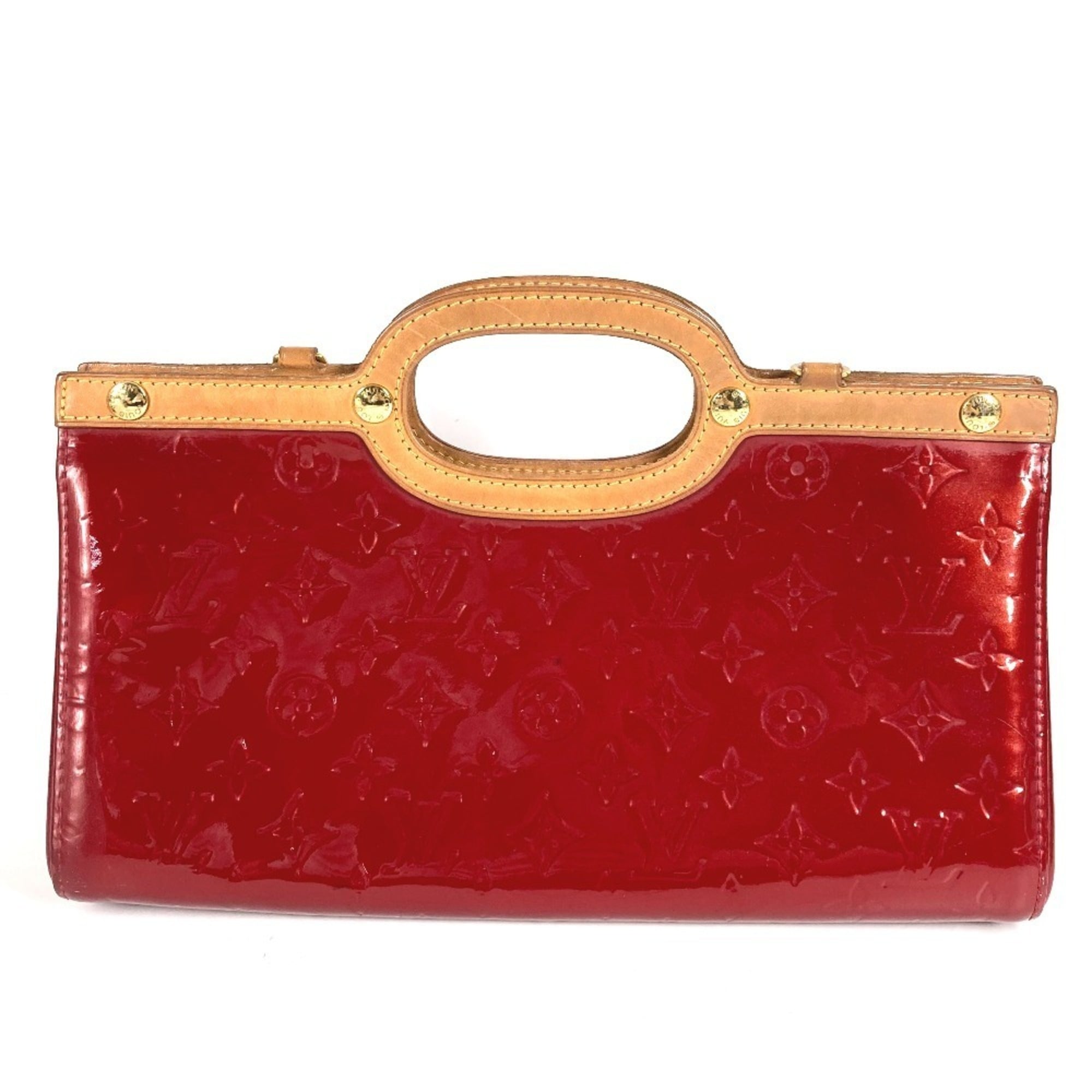Louis Vuitton Monogram Vernis Pomme D'amour Red Color Monogram Vernis Handbag (Pre-Owned)