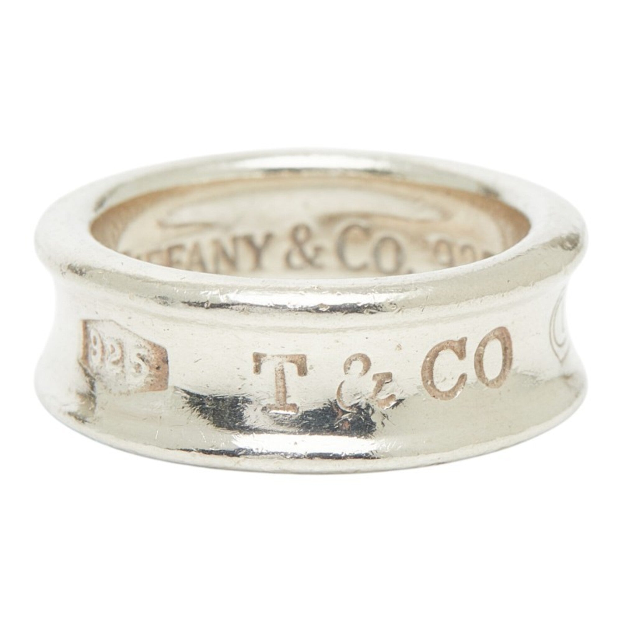 Tiffany Silver Silver 925 Band Ring (Pre-Owned)