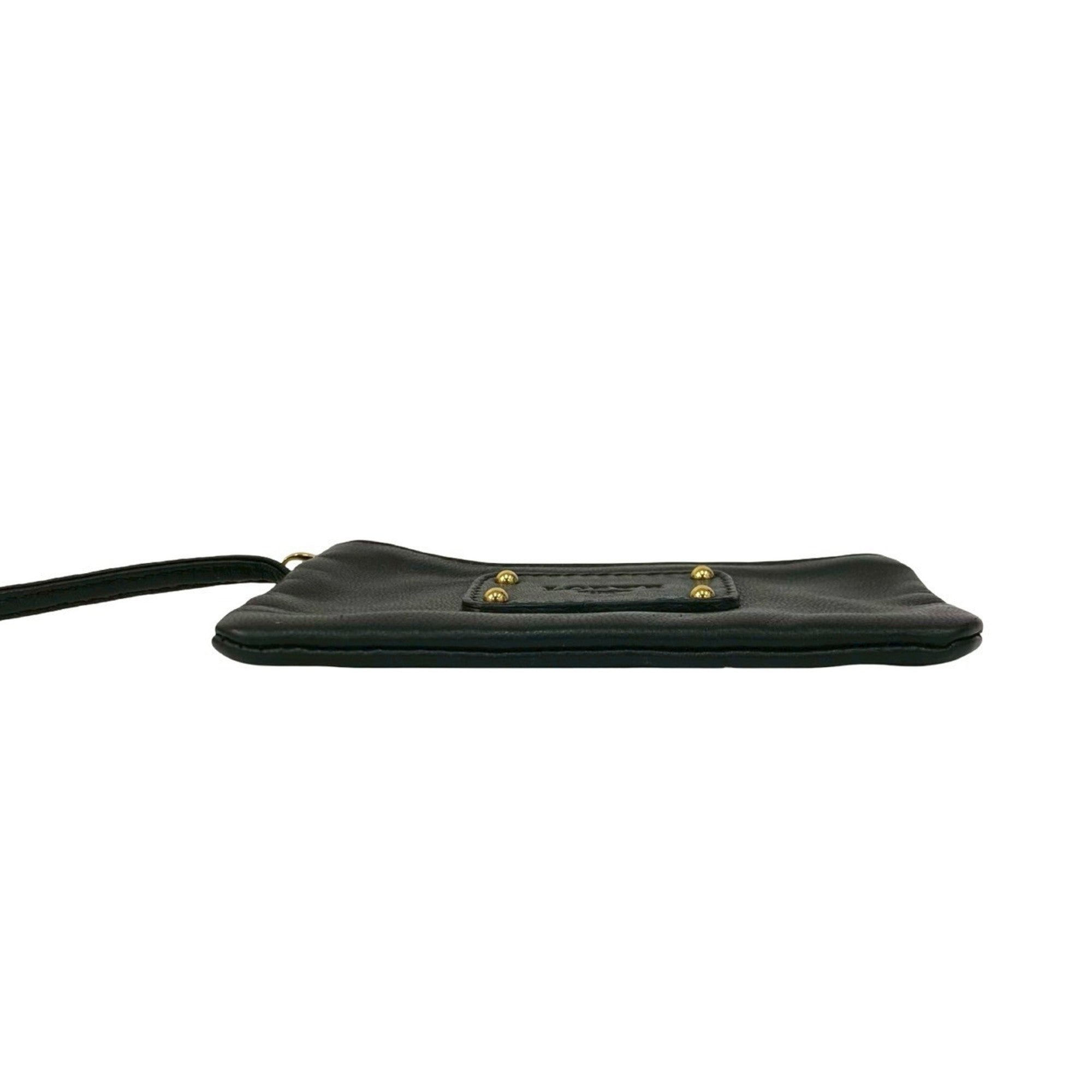 Loewe Black Leather Coin Purse/Coin Case (Pre-Owned)