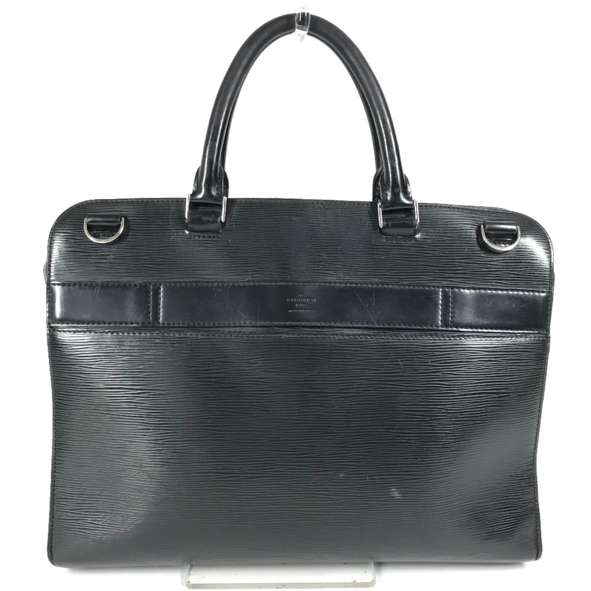 Louis Vuitton Black Galle Noir Epi Leather Briefcase Handbag Tote Bag (Pre-Owned)