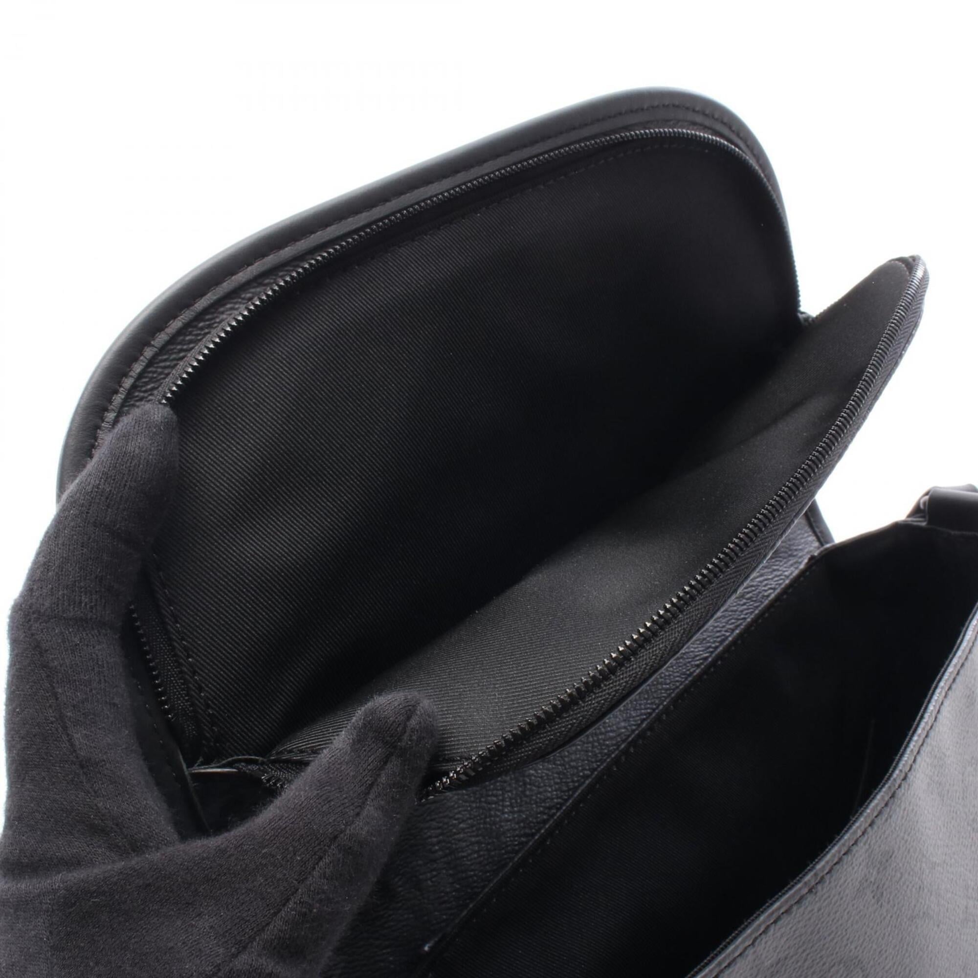 Louis Vuitton Monogram Eclipse Black Gray Coated Canvas Leather Shoulder Bag (Pre-Owned)