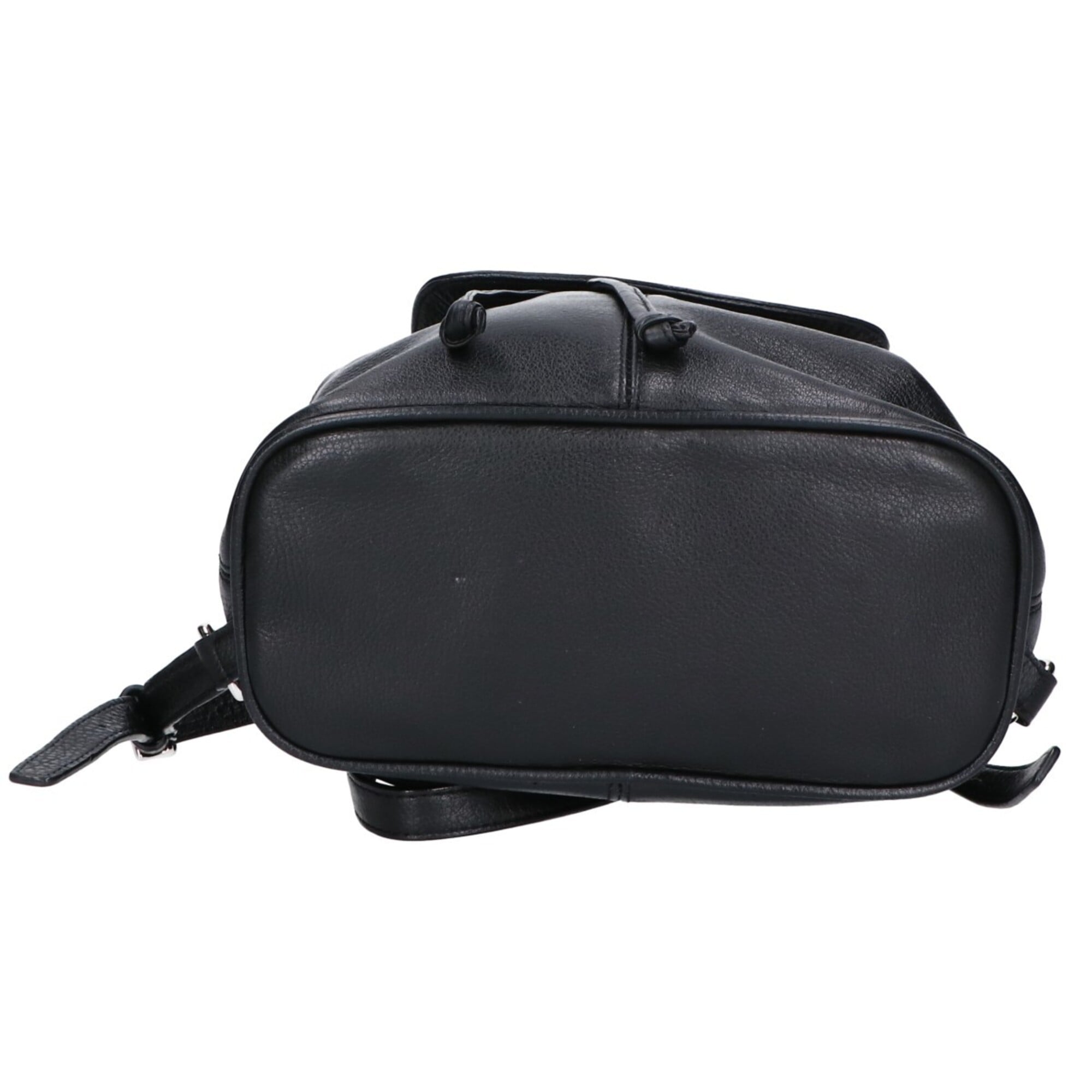 Coach Black Leather Backpack (Pre-Owned)