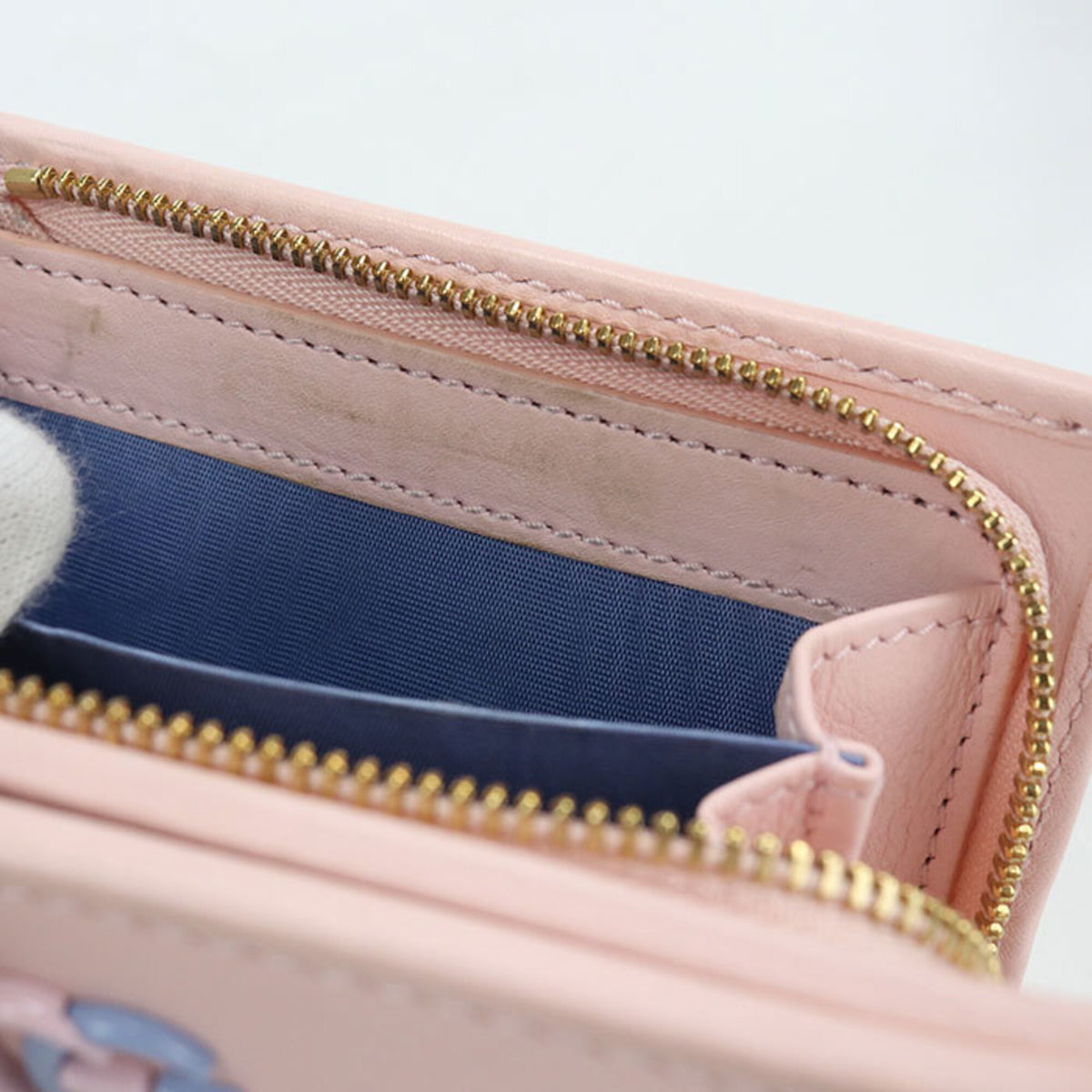 Gucci Pink Leather Wallet (Bi-Fold) (Pre-Owned)