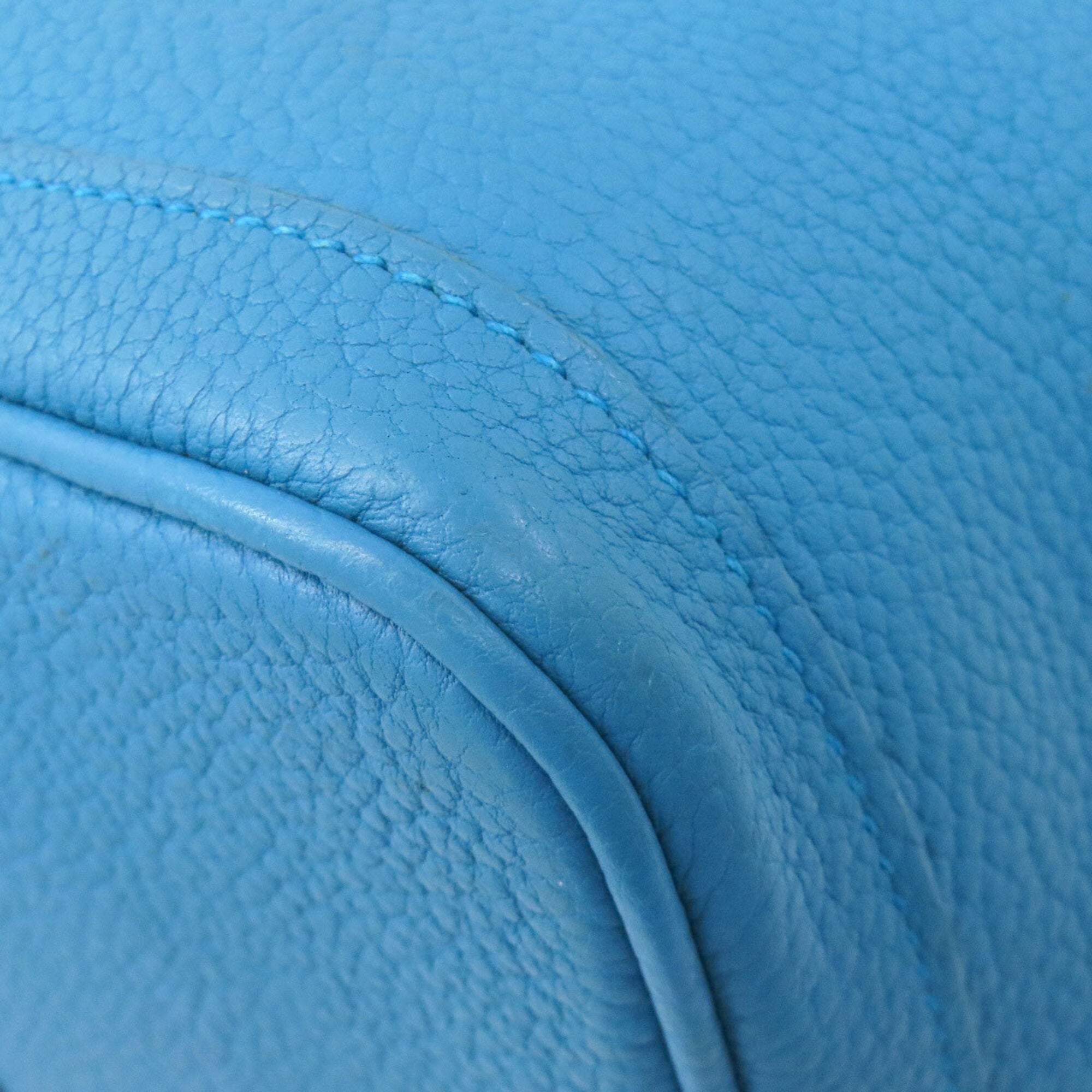 Hermes Blue Negonda Leather Handbag (Pre-Owned)