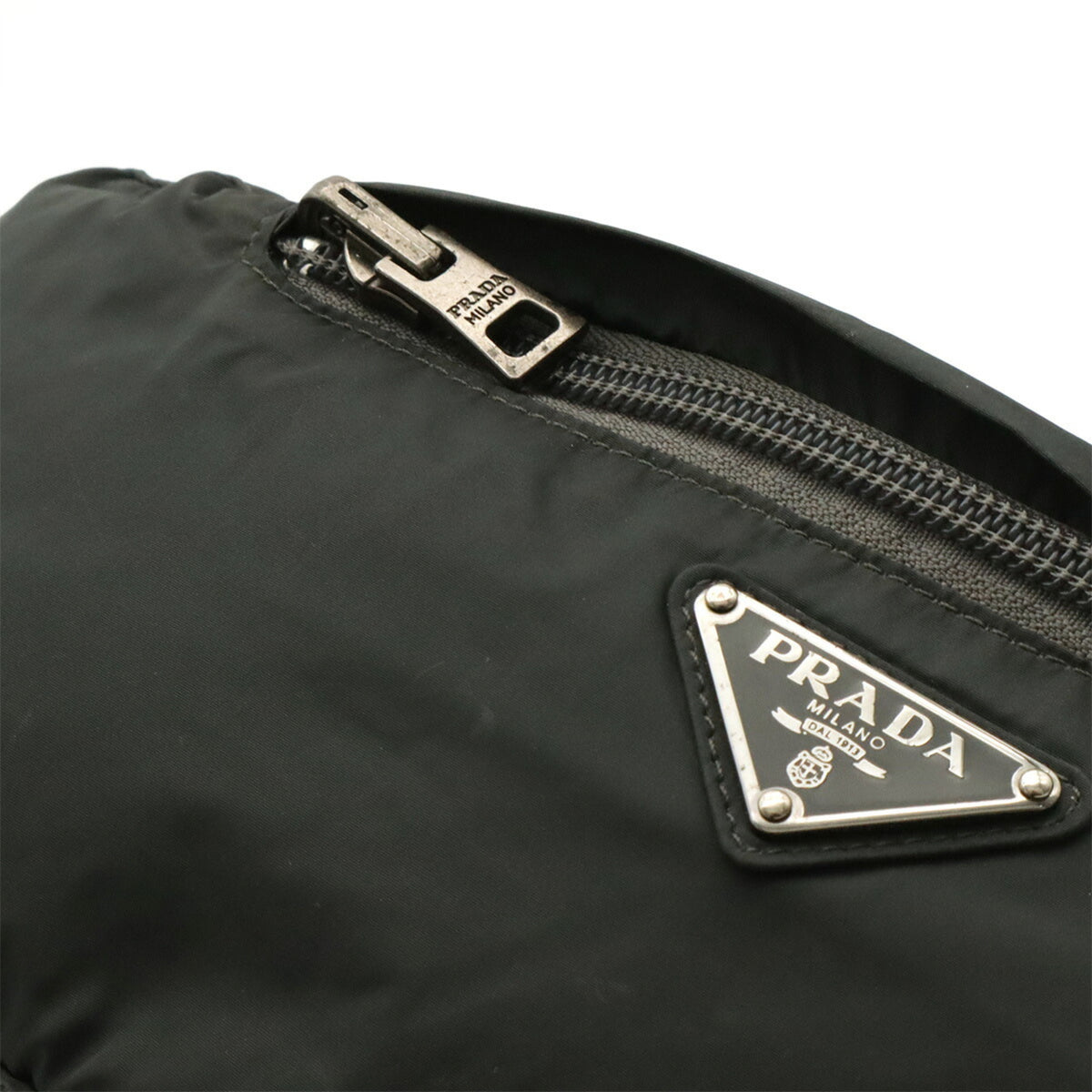 Prada Gray Nylon Sling Bag (Pre-Owned)