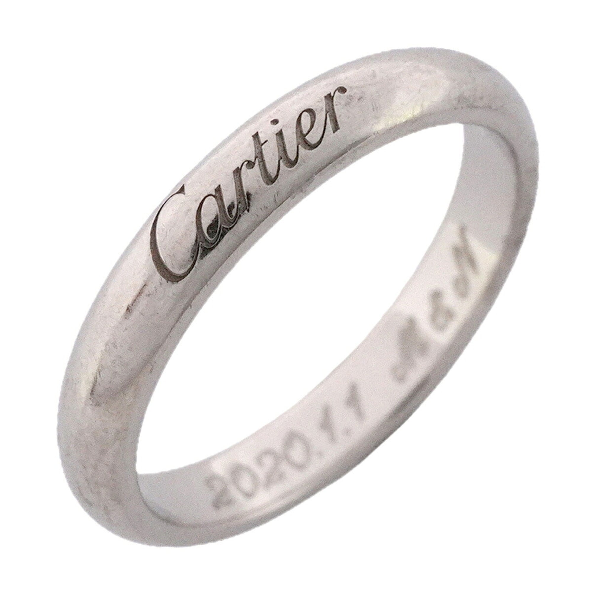 Cartier Platinum 950 Band Ring (Pre-Owned)