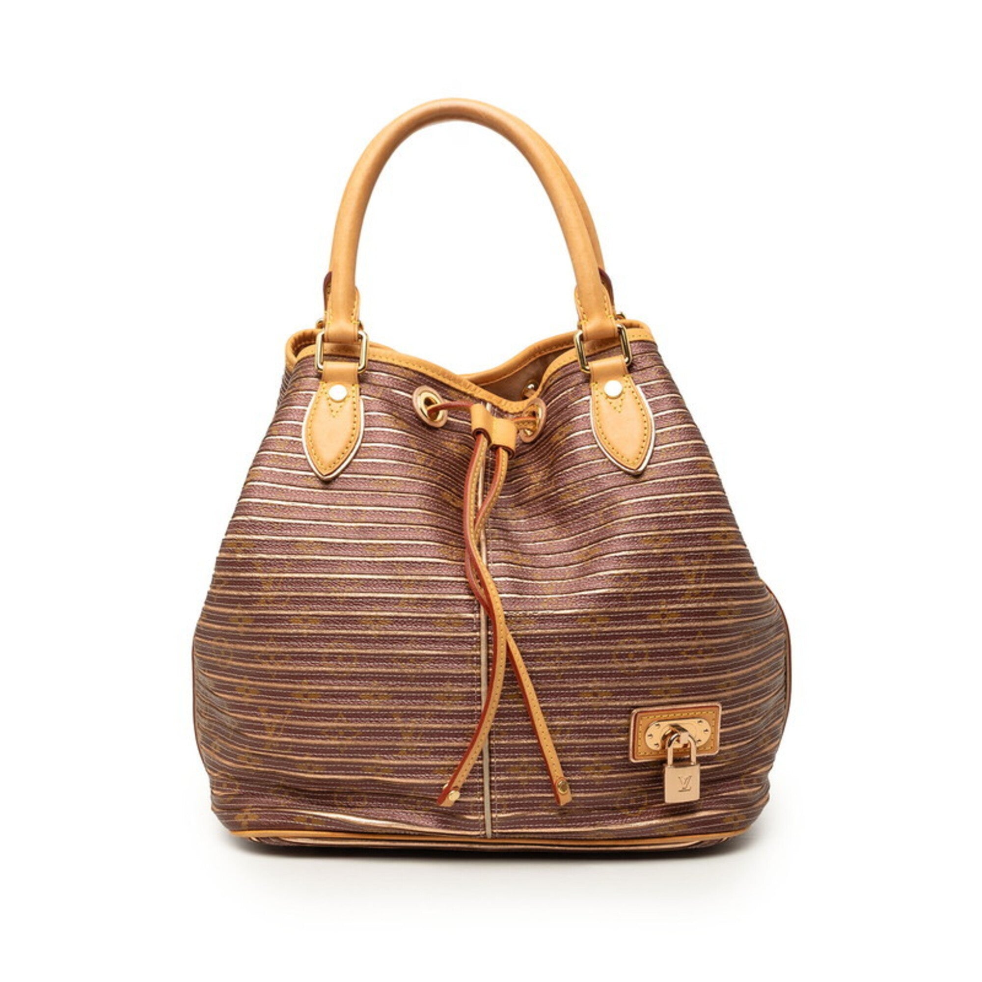 Louis Vuitton Monogram Pink Purple Leather Handbag (Pre-Owned)