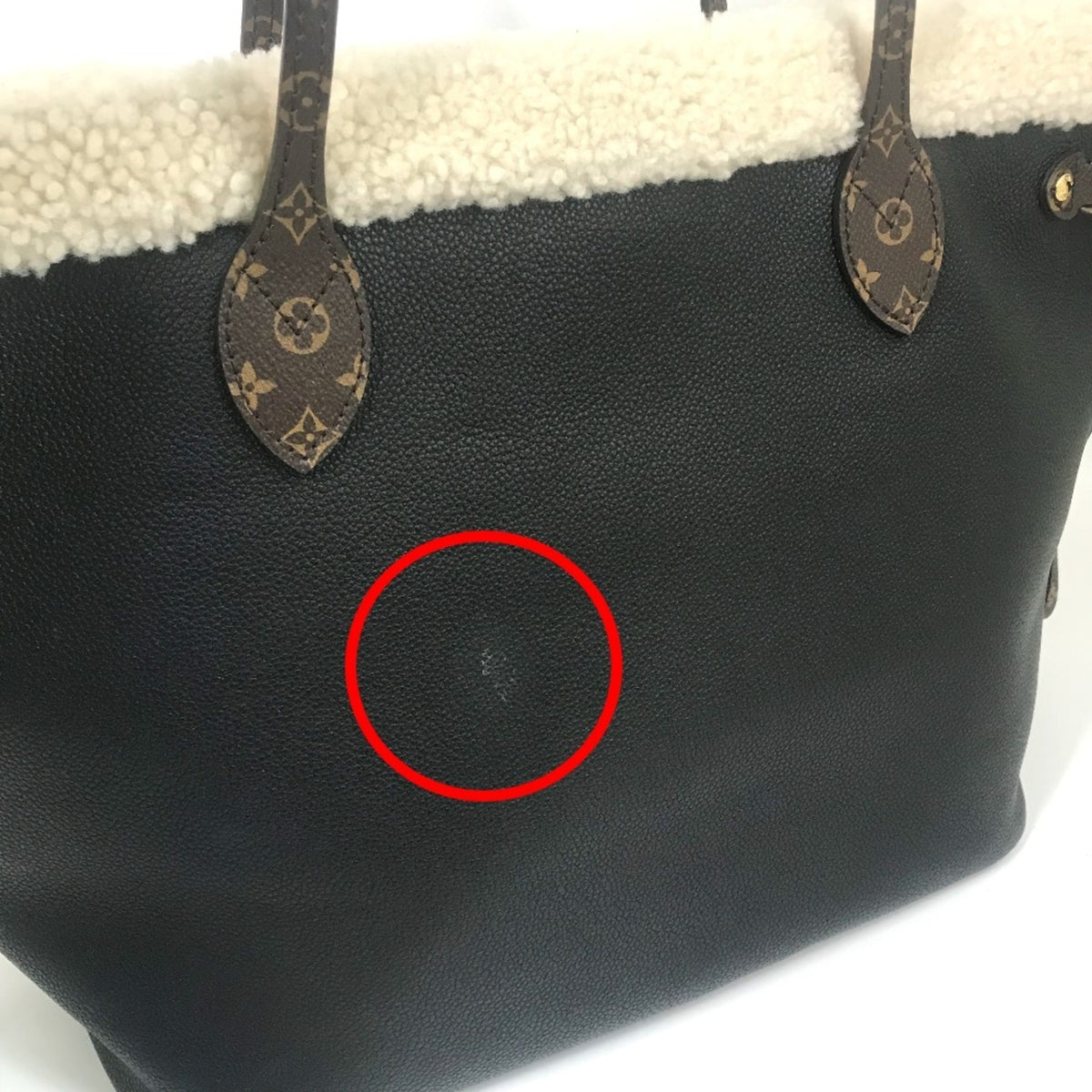 Louis Vuitton Black Monogram Monogram Leather Shoulder Bag Tote Bag (Pre-Owned)