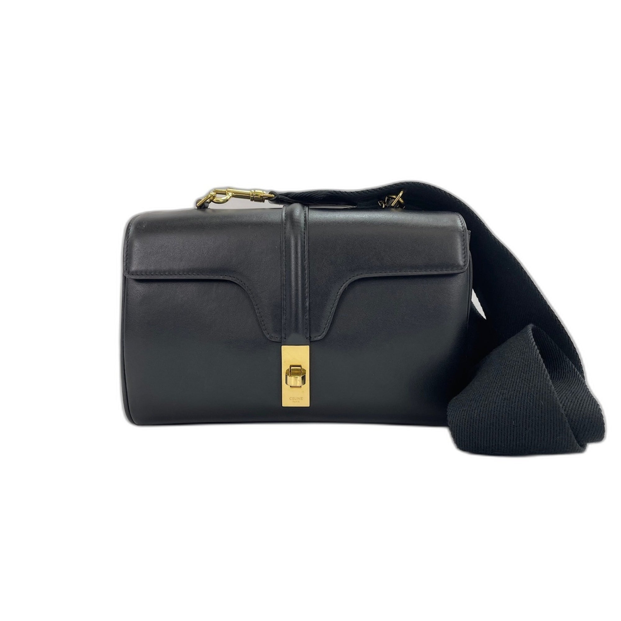 Celine Black Leather Shoulder Bag (Pre-Owned)