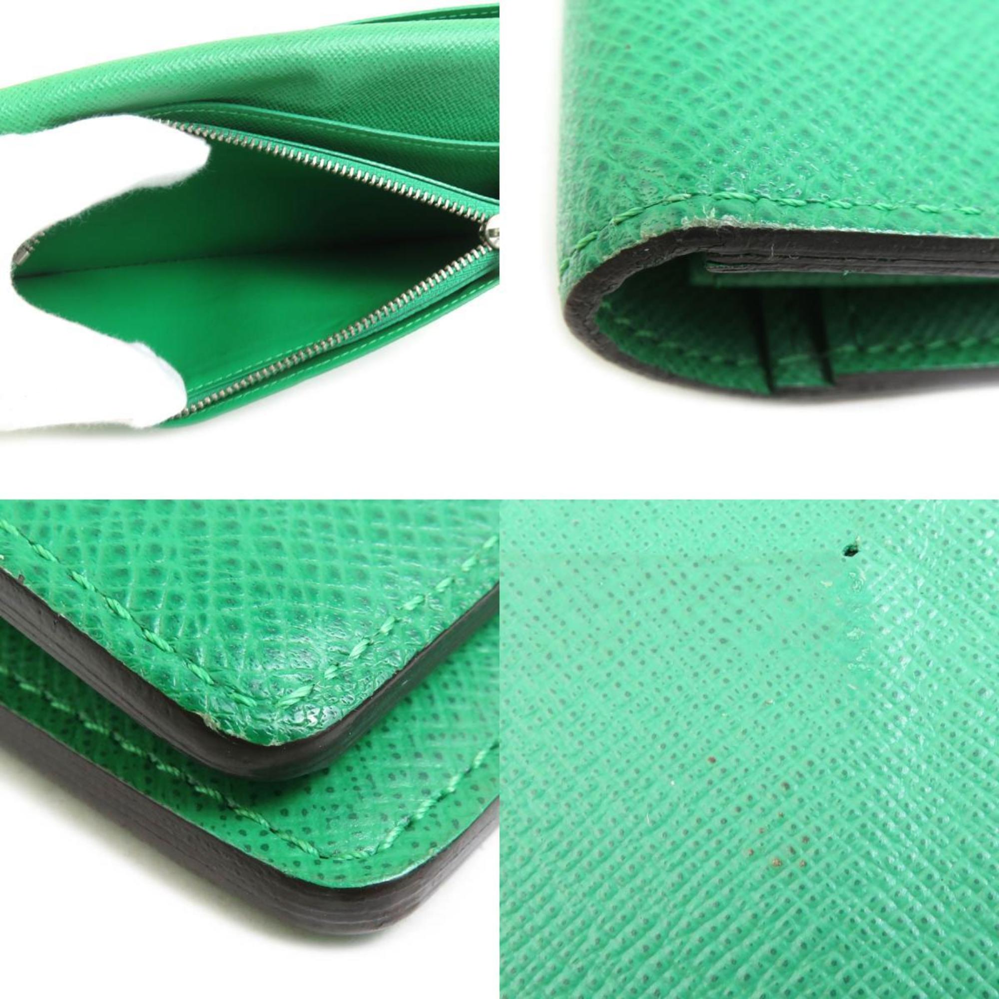 Louis Vuitton Taiga Leather Long Wallet (Bi-Fold) (Pre-Owned)