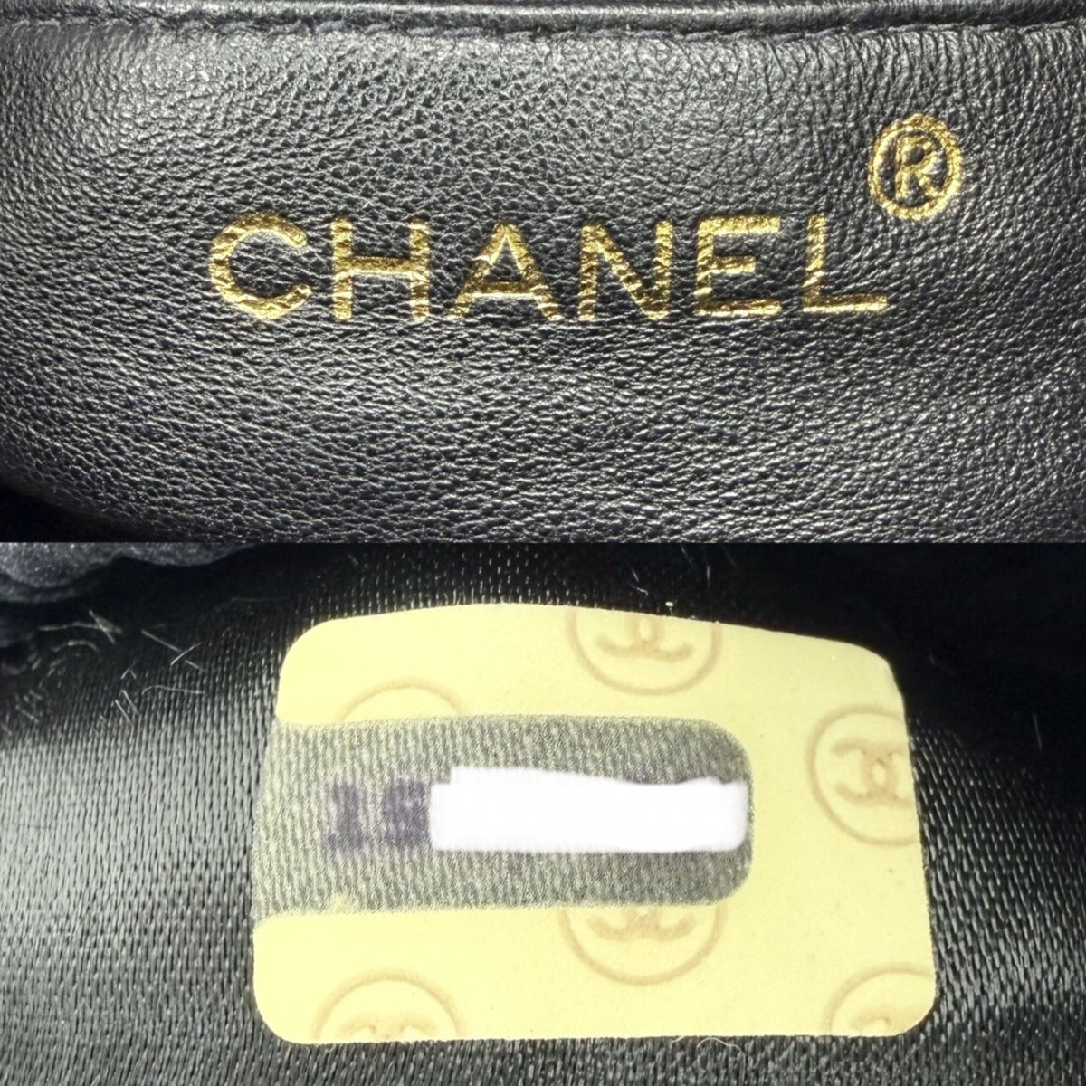 Chanel Black Leather Pochette Shoulder Bag (Pre-Owned)
