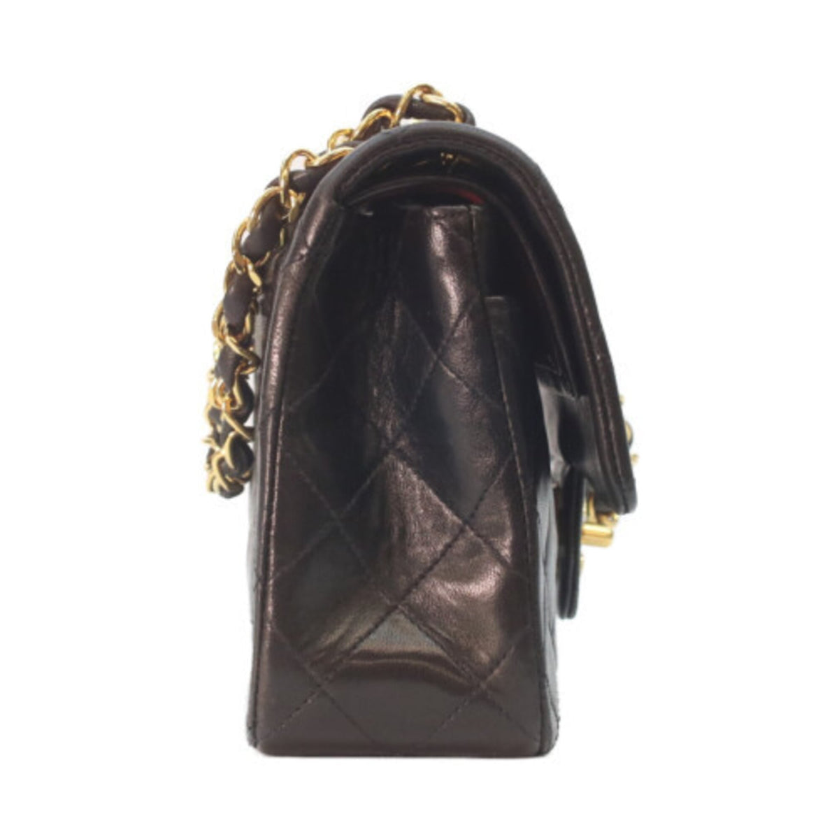 Chanel Black Leather Shoulder Bag (Pre-Owned)