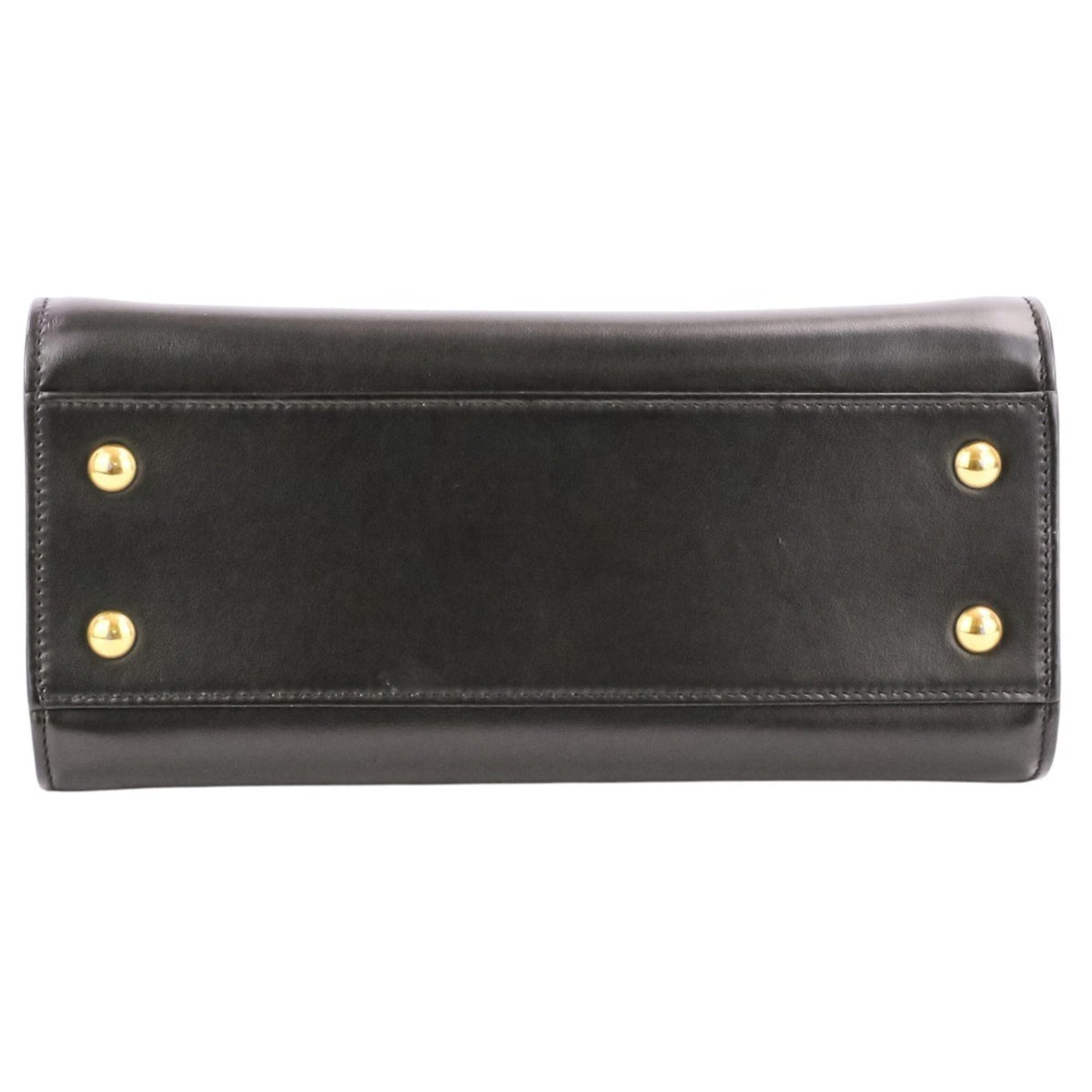 Yves Saint Laurent Black Leather Handbag Shoulder Bag (Pre-Owned)