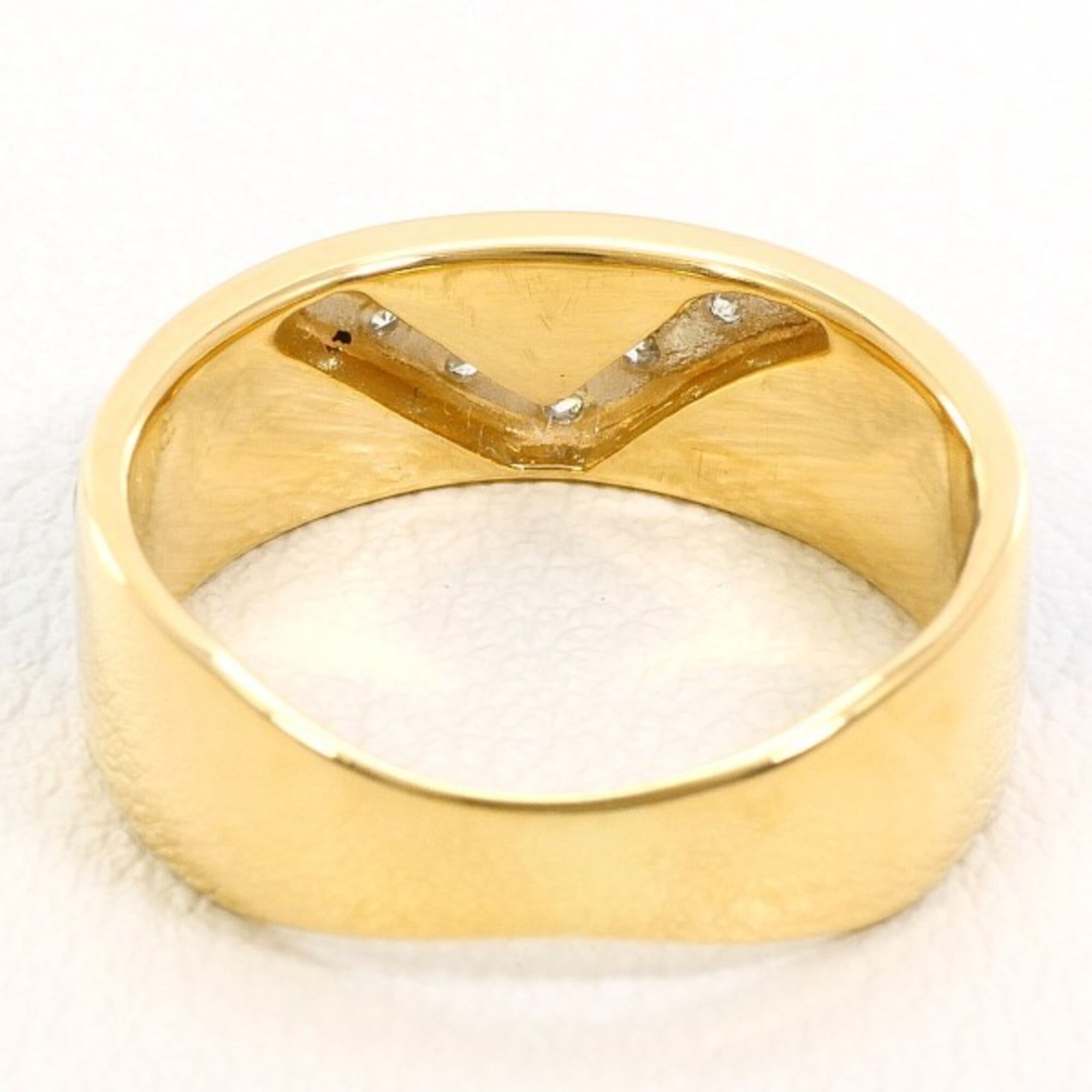 Unbranded Platinum Yellow Gold Yellow Gold (18K) Platinum 900 Band Ring (Pre-Owned)