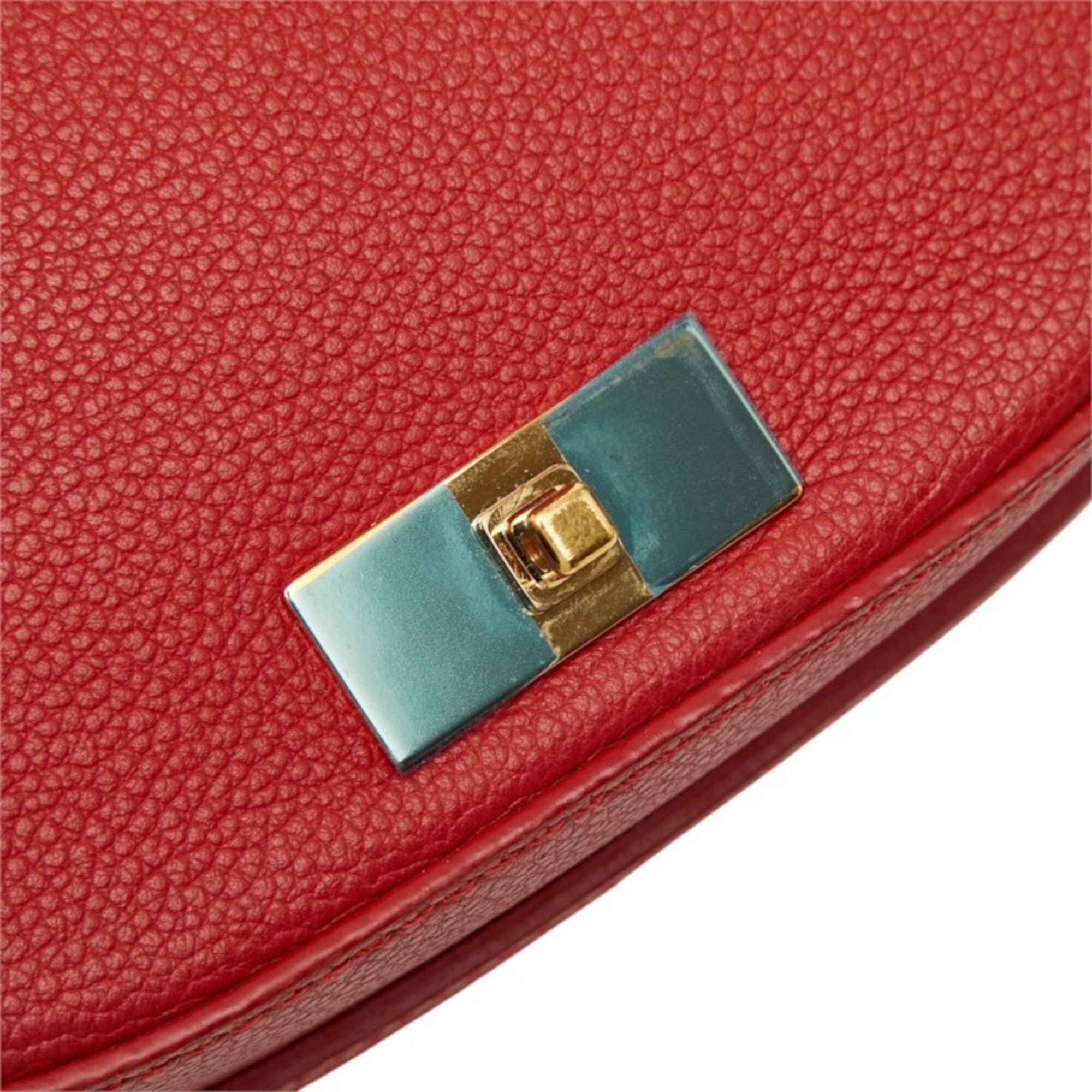 Louis Vuitton Cerise Monogram Red Color Leather Shoulder Bag (Pre-Owned)