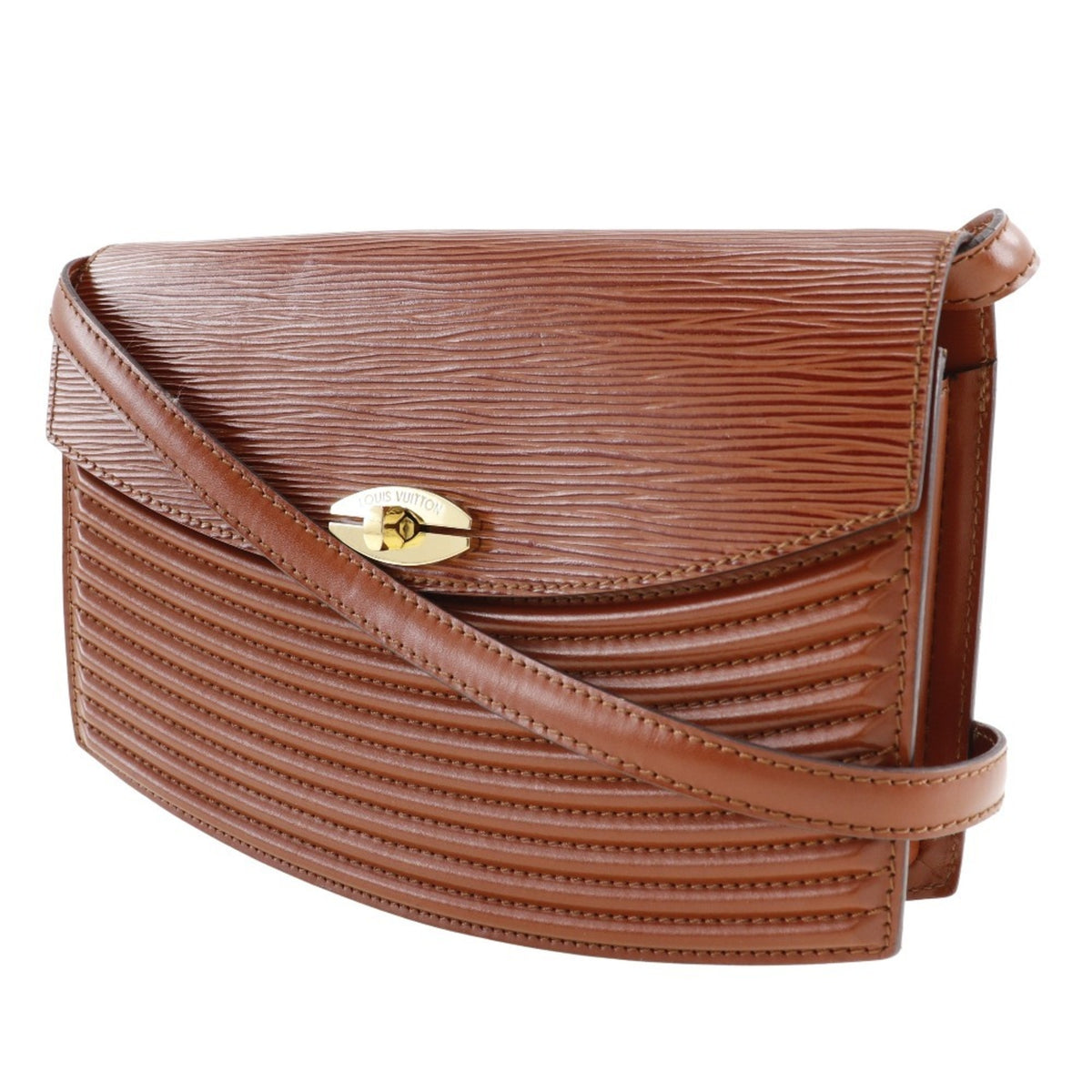 Louis Vuitton Brown Epi Leather Shoulder Bag (Pre-Owned)