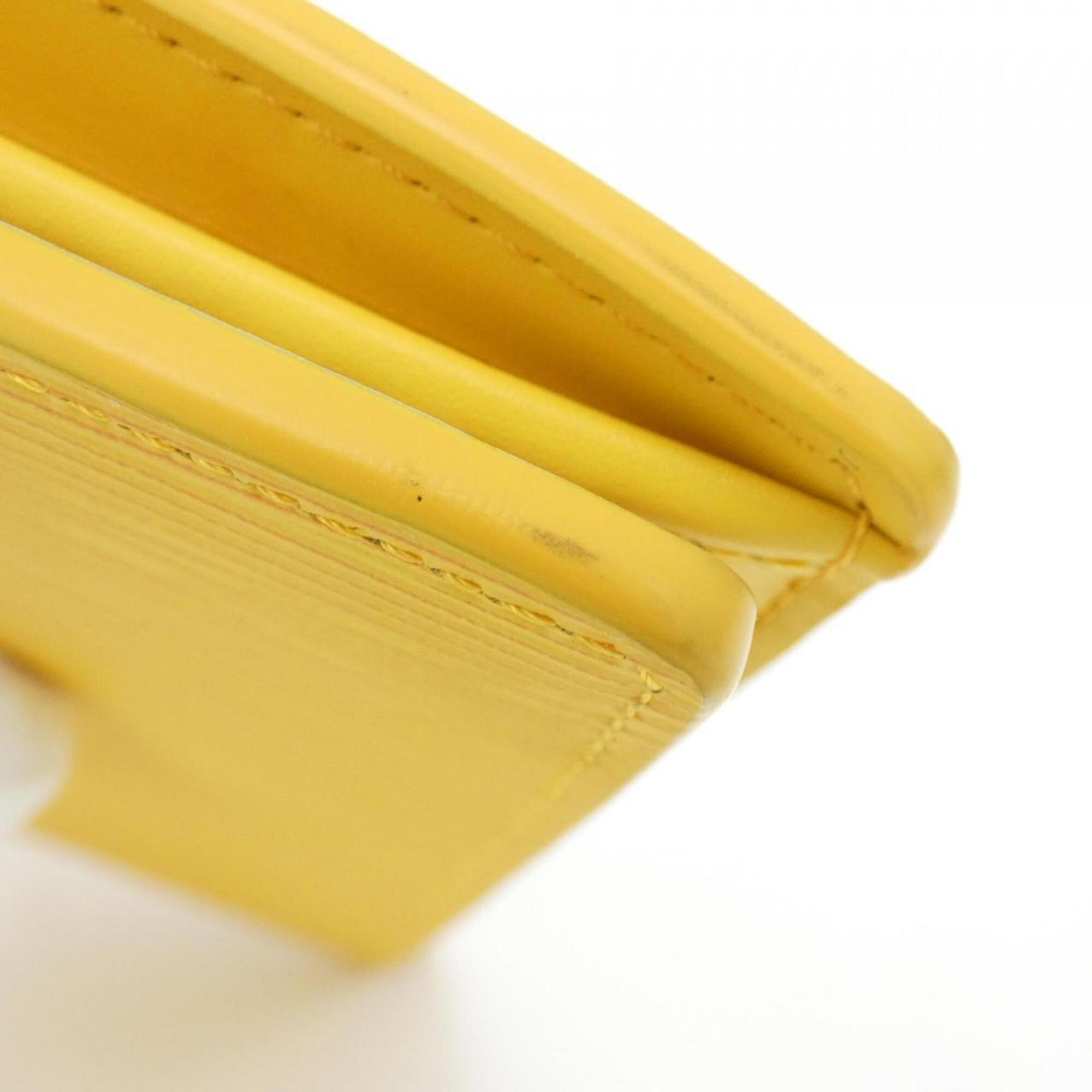 Louis Vuitton Epi Yellow Leather Long Wallet (Bi-Fold) (Pre-Owned)