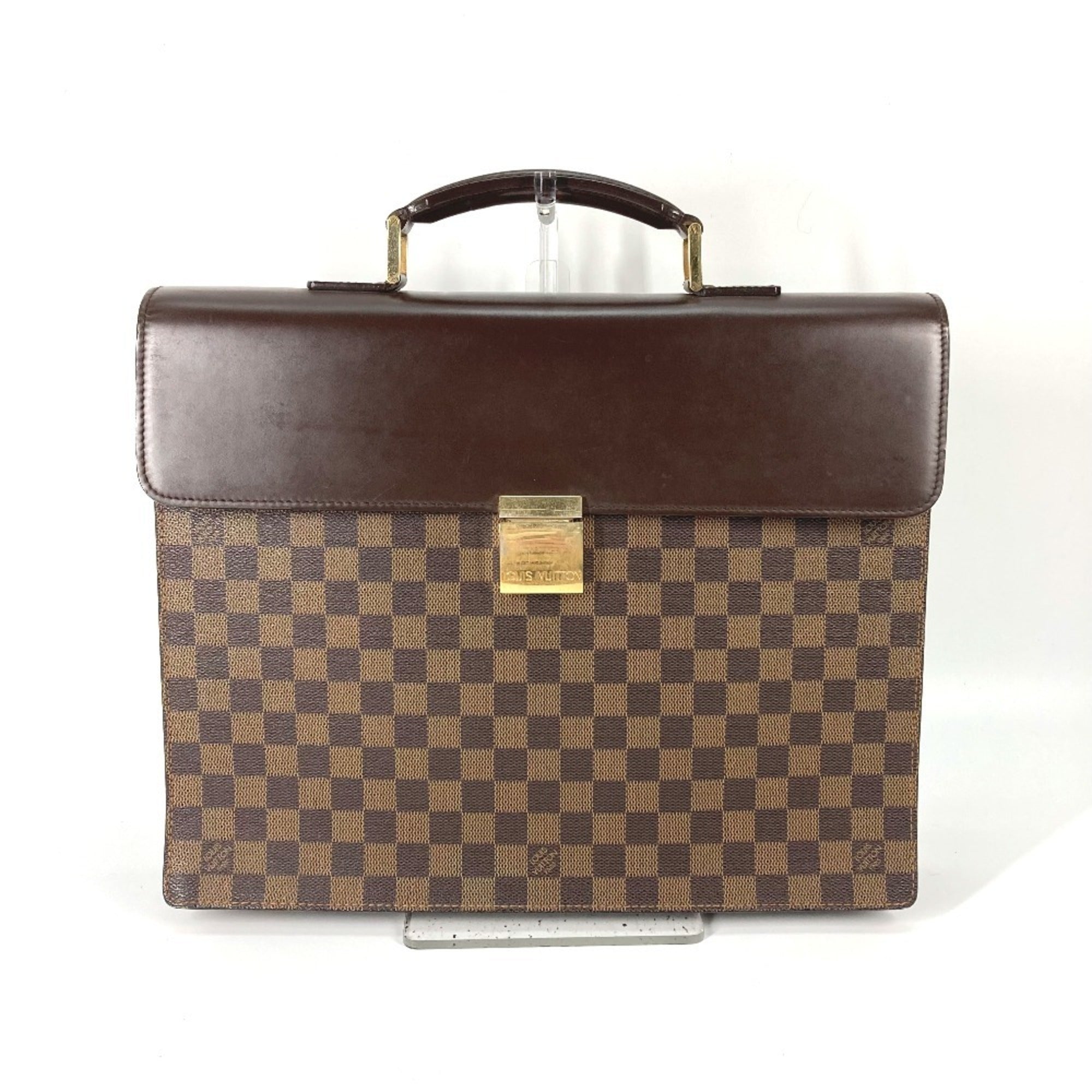 Louis Vuitton Damier Brown Ebene Damier Canvas Briefcase (Pre-Owned)