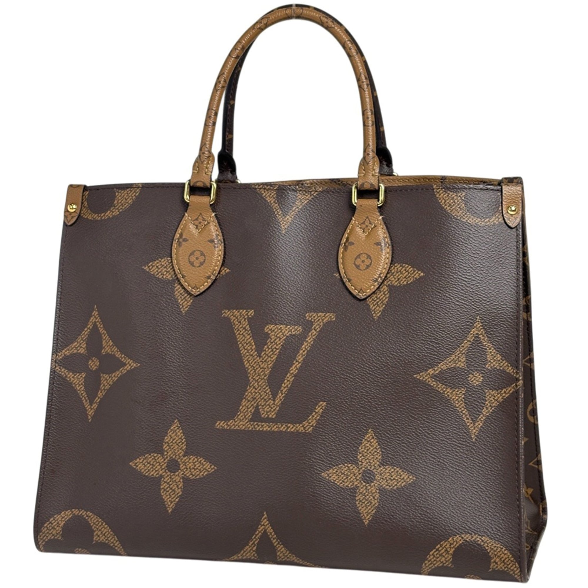 Louis Vuitton Brown Monogram Reverse Shoulder Bag Tote Bag (Pre-Owned)