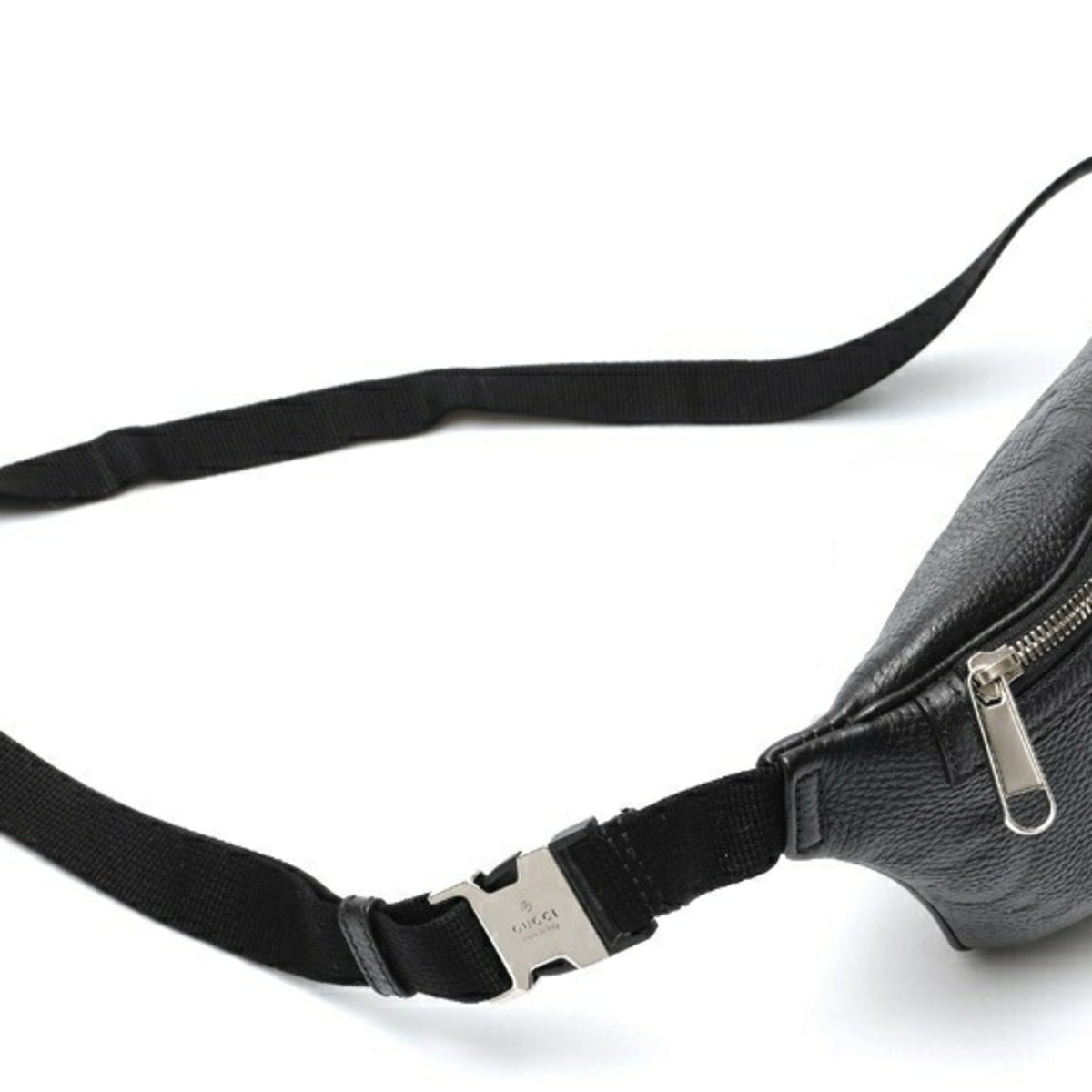Gucci Black Leather Fanny Pack (Pre-Owned)
