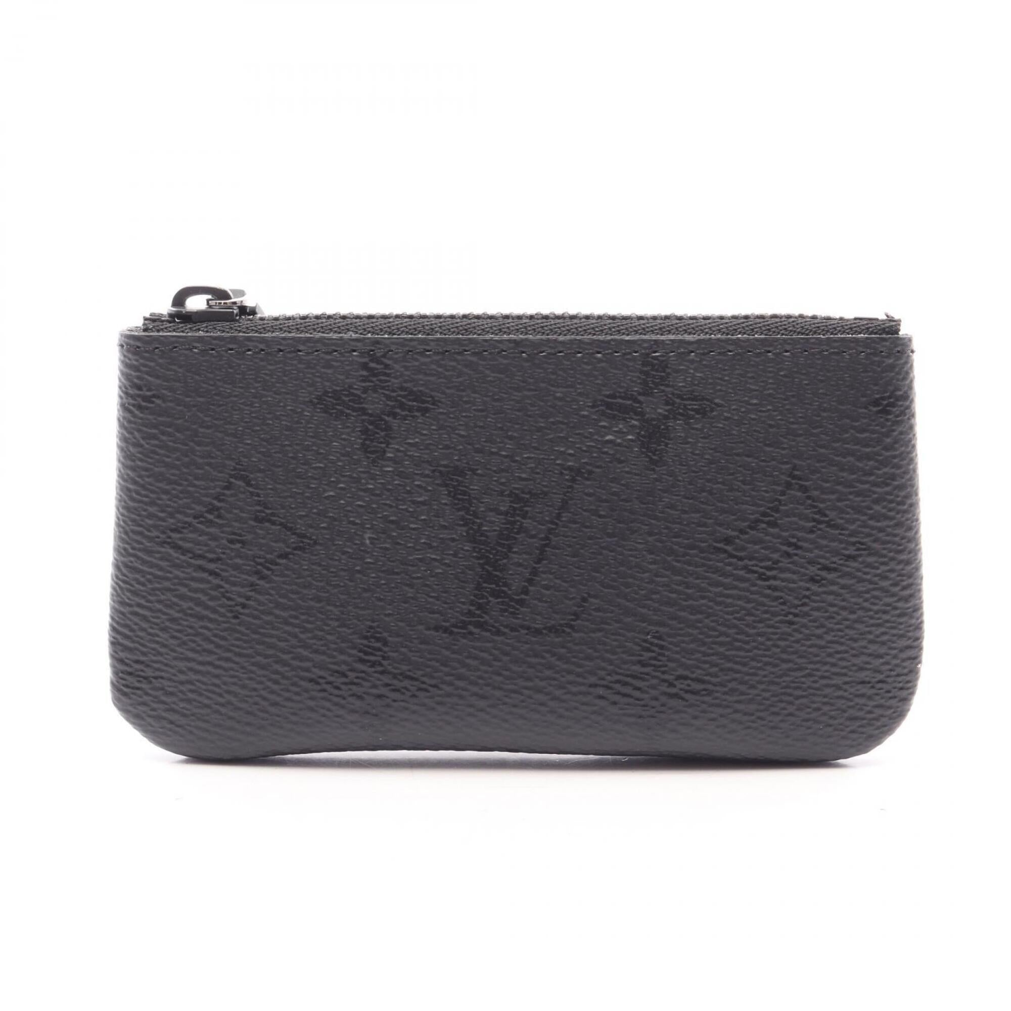 Louis Vuitton Monogram Black Pvc Coin Purse/Coin Case (Pre-Owned)