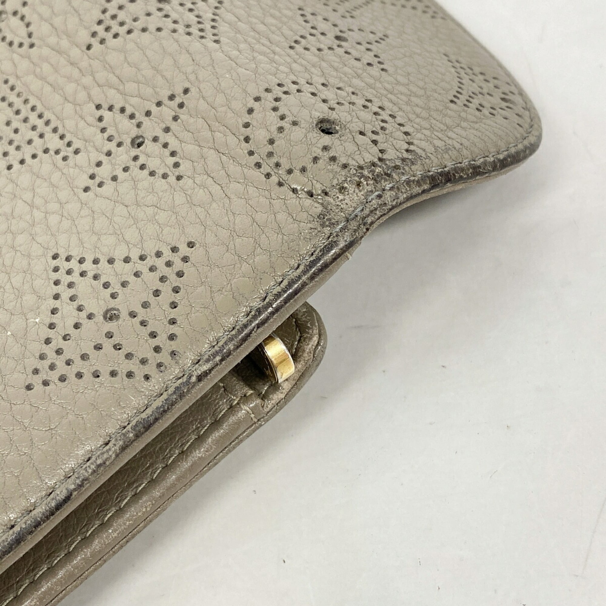 Louis Vuitton Taupe Long Wallet (Tri-Fold) (Pre-Owned)