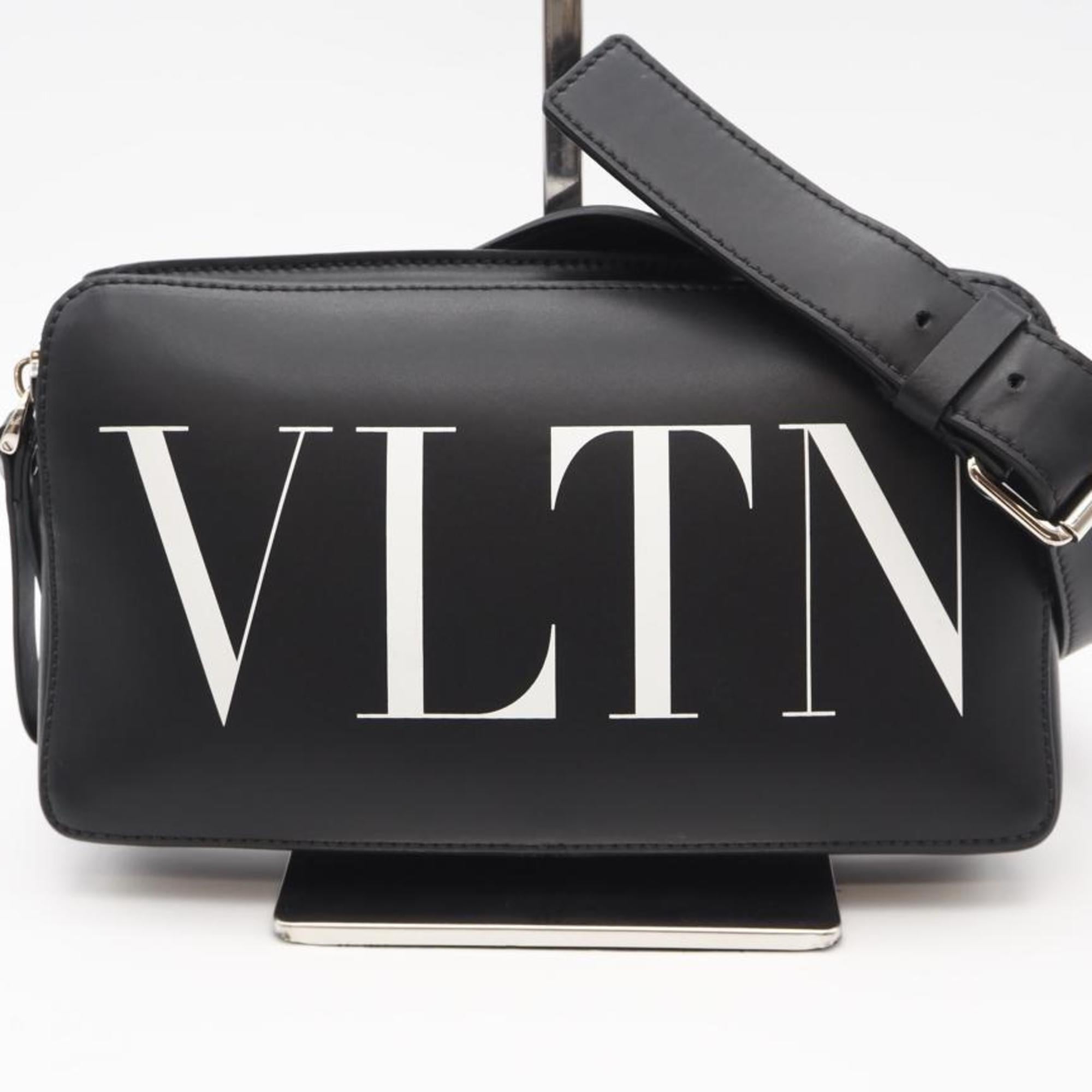 Valentino Black Leather Sling Bag (Pre-Owned)