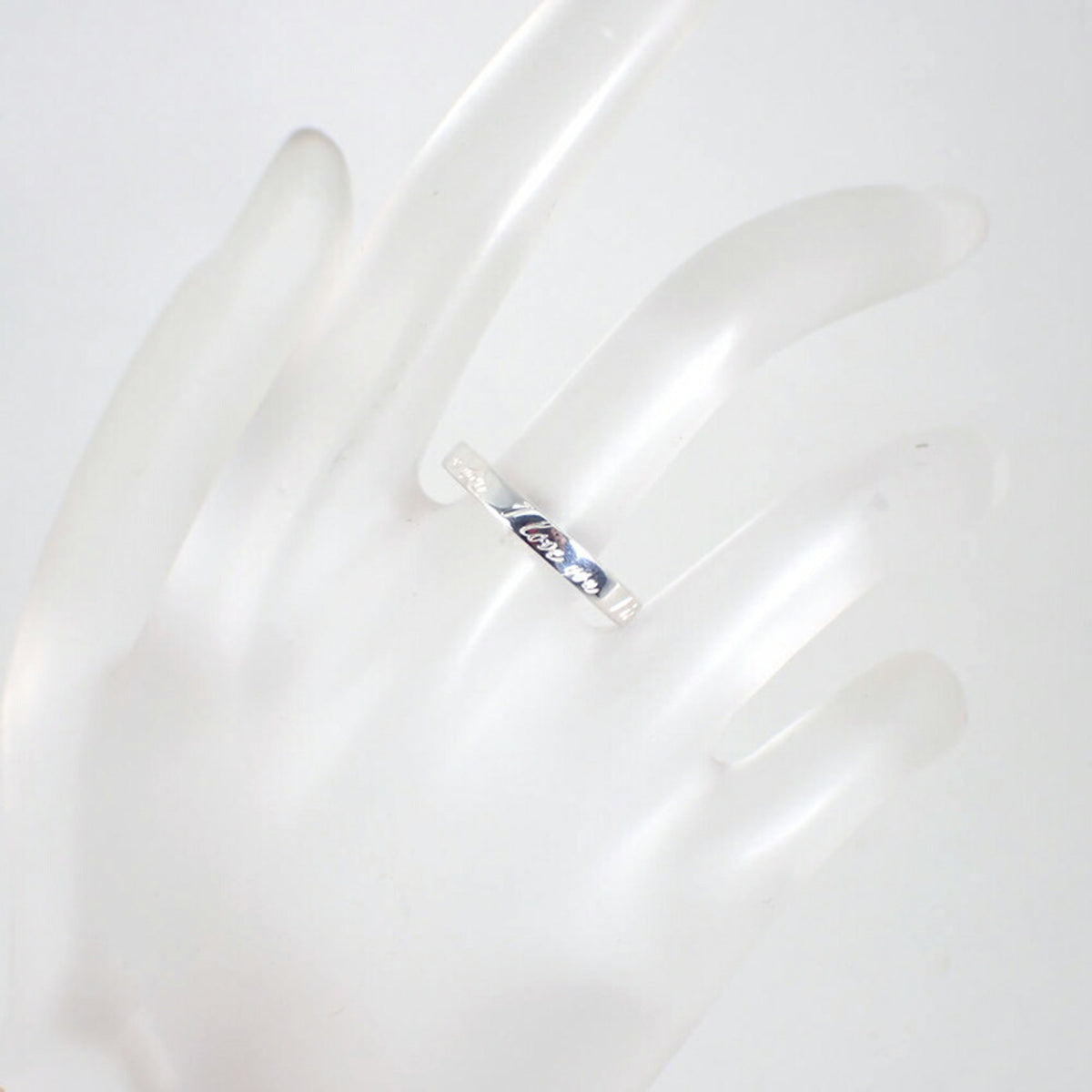 Tiffany Sterling Silver 925 Band Ring (Pre-Owned)