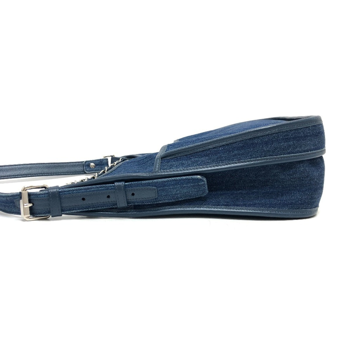 Chanel Blue Denim Shoulder Bag (Pre-Owned)
