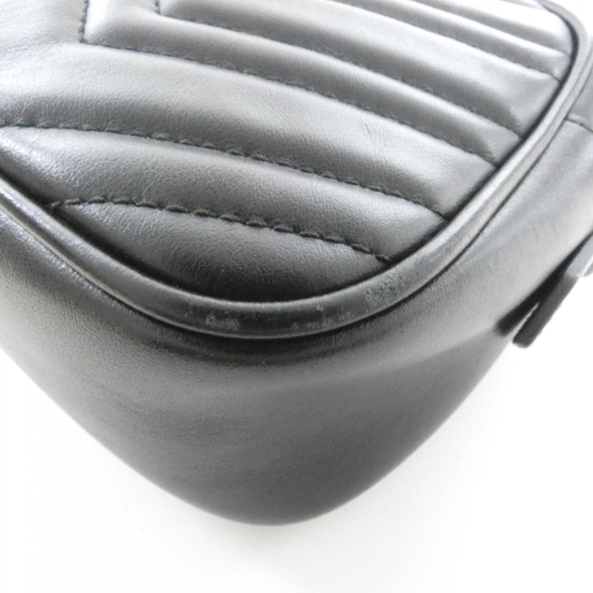 Gucci Black Leather Shoulder Bag (Pre-Owned)