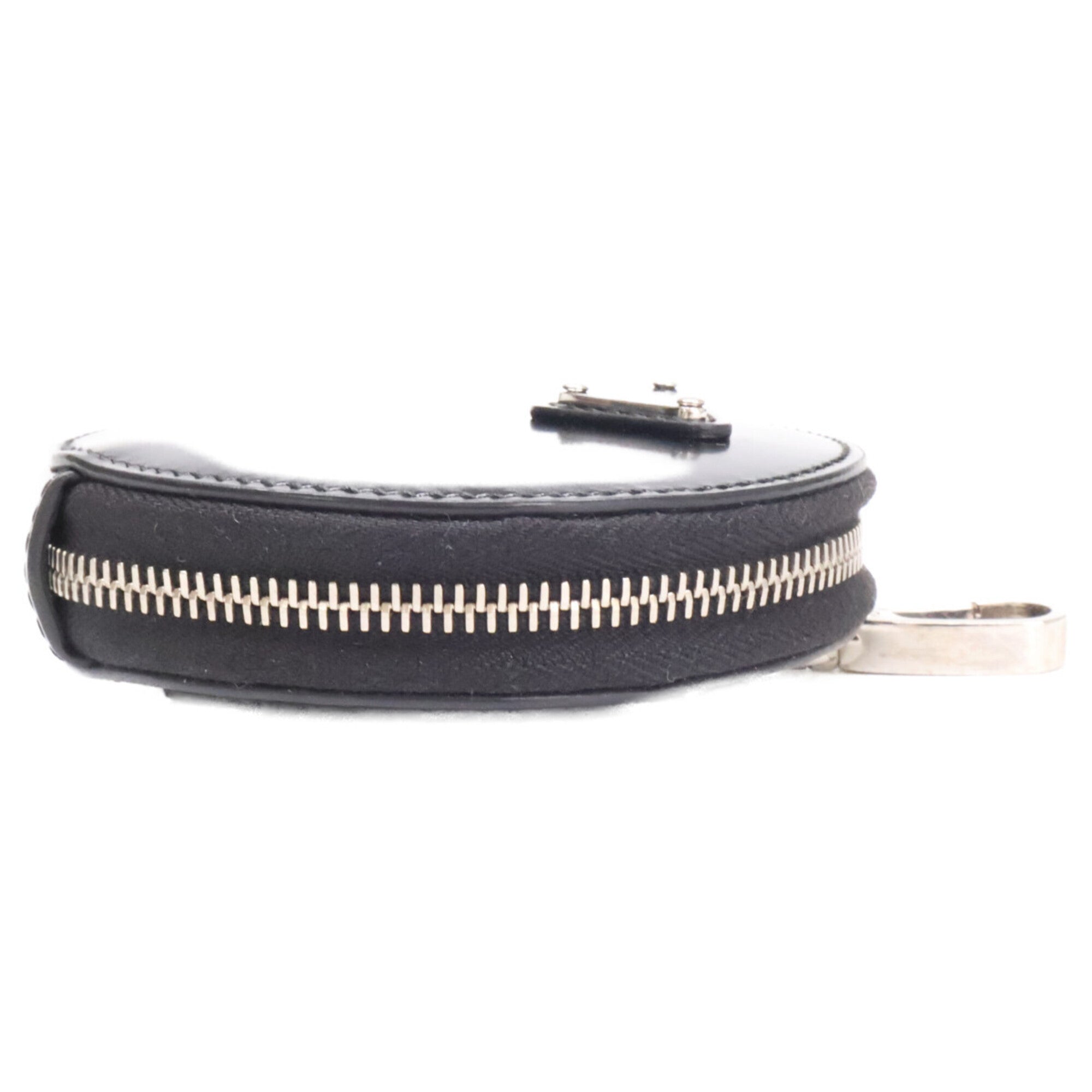 Prada Black Leather Coin Purse/Coin Case (Pre-Owned)