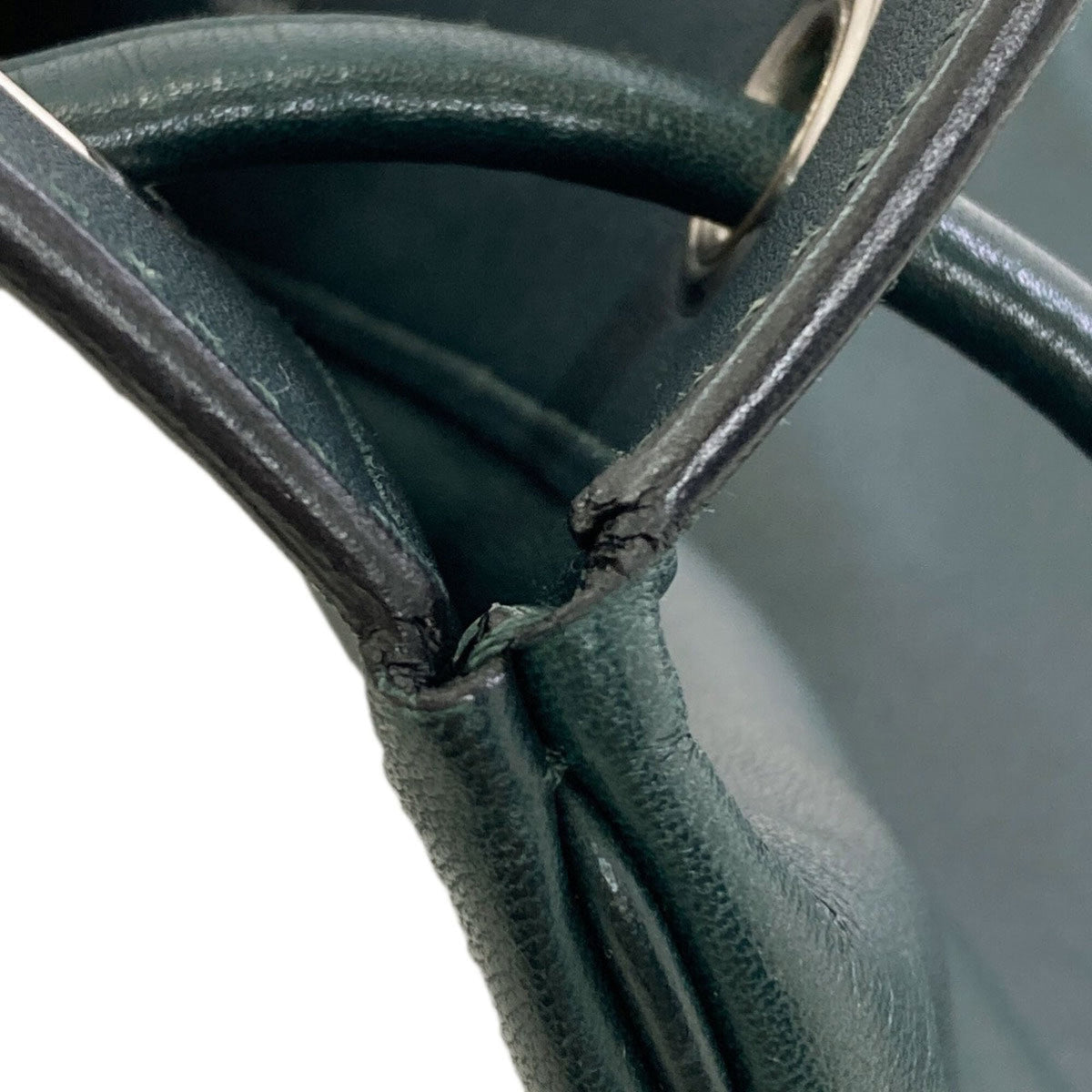 Hermes Green Swift Leather Shoulder Bag (Pre-Owned)