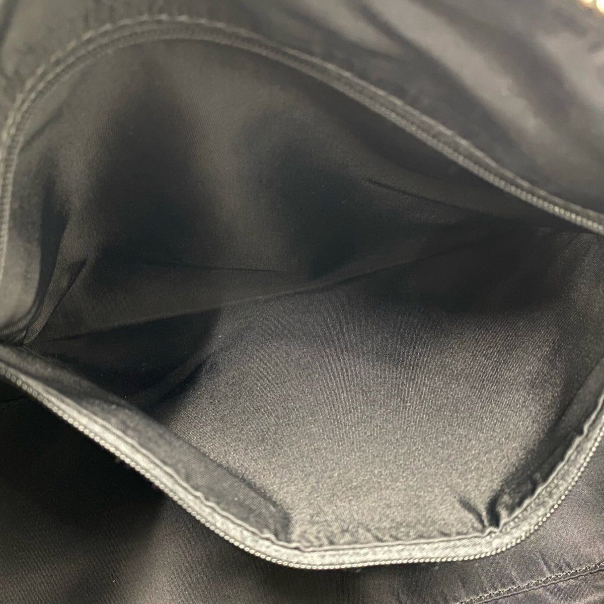 Christian Dior Black Canvas Leather Handbag (Pre-Owned)