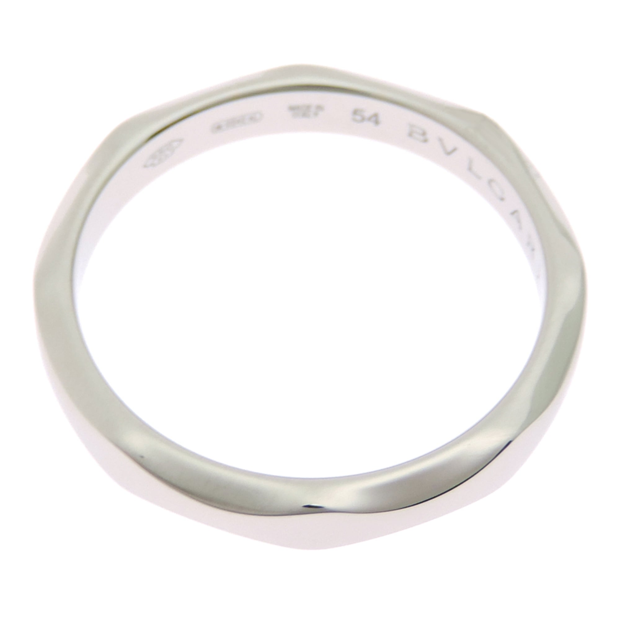 Bvlgari Platinum 950 Band Ring (Pre-Owned)