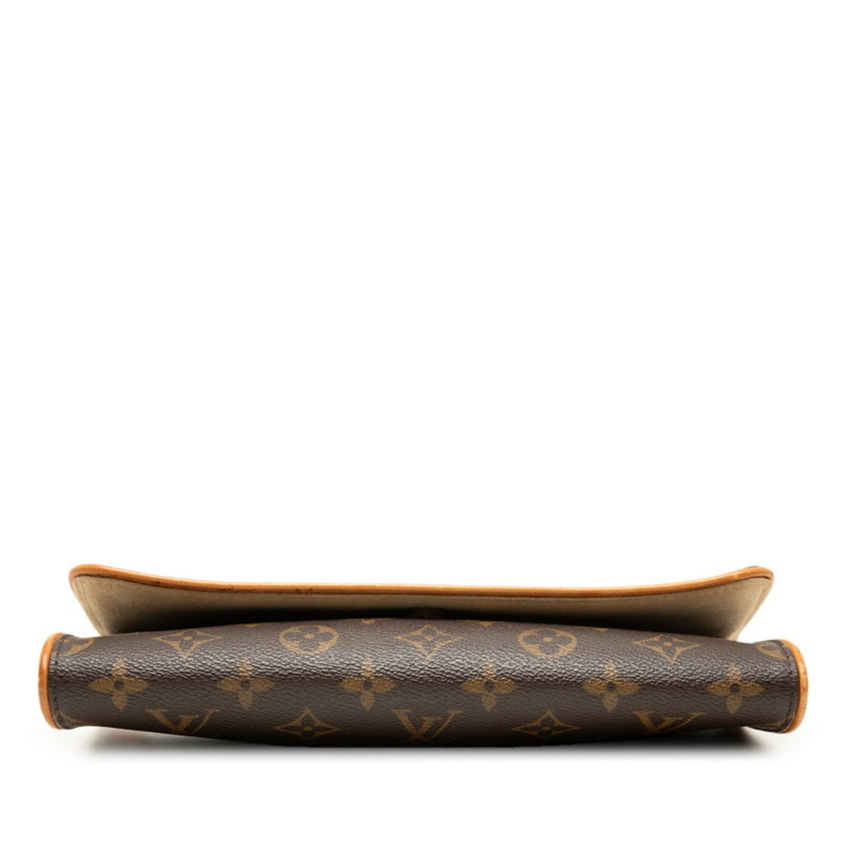 Louis Vuitton Monogram Brown Pvc Leather Pochette Shoulder Bag (Pre-Owned)