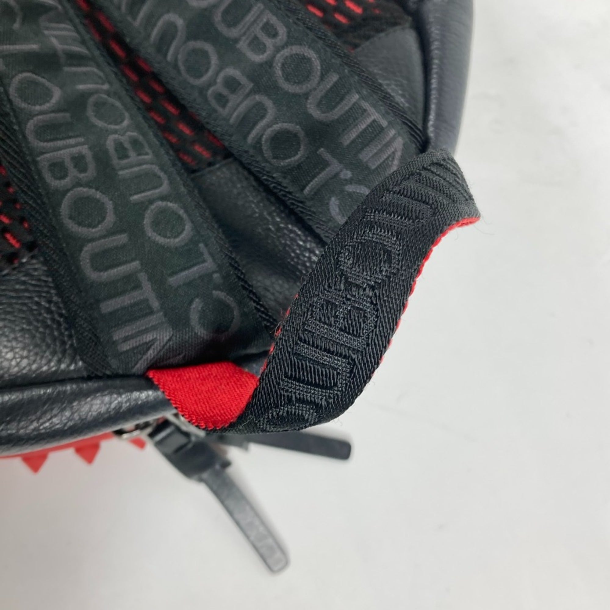 Christian Louboutin Black Leather Backpack (Pre-Owned)