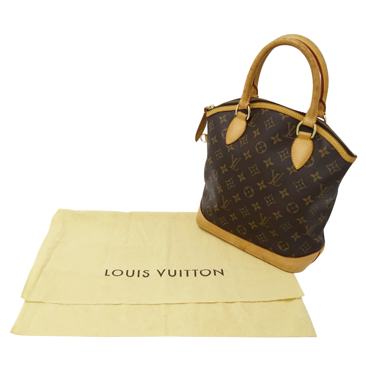 Louis Vuitton Brown Monogram Canvas Handbag (Pre-Owned)