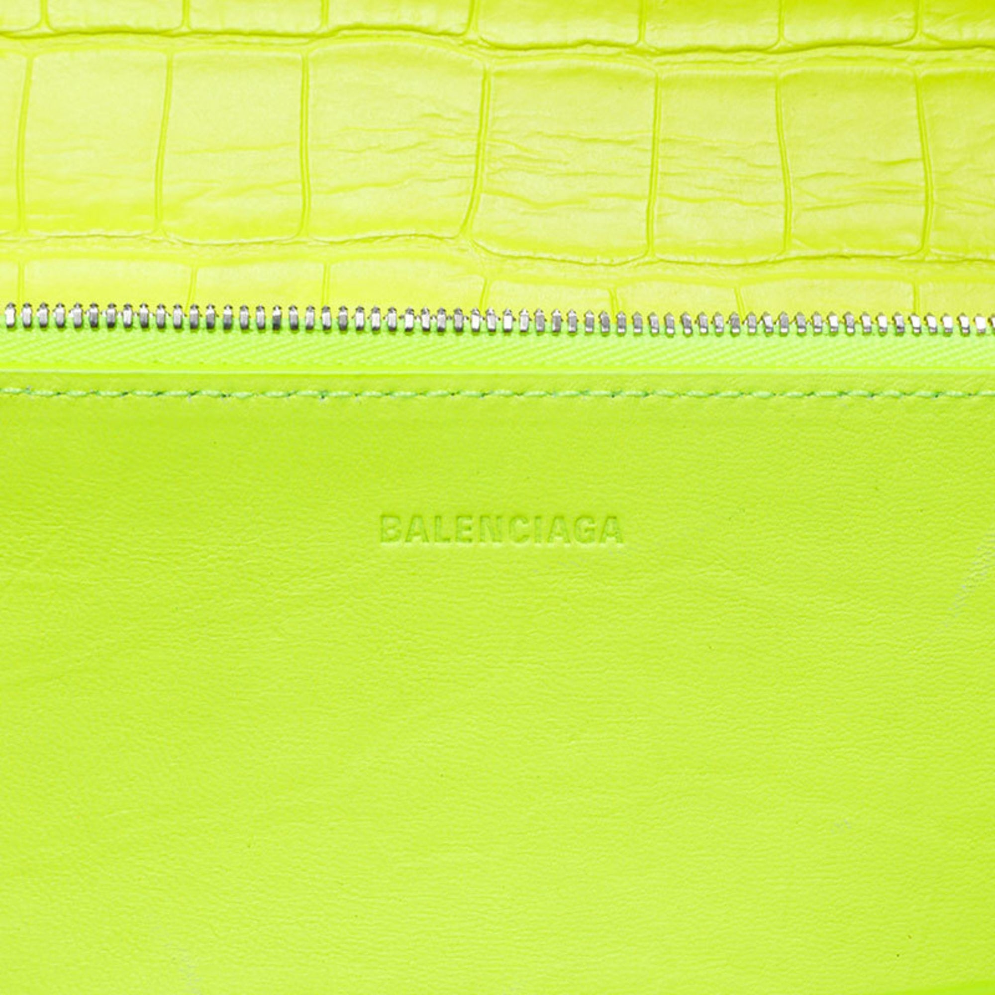 Balenciaga Yellow Leather Shoulder Bag (Pre-Owned)