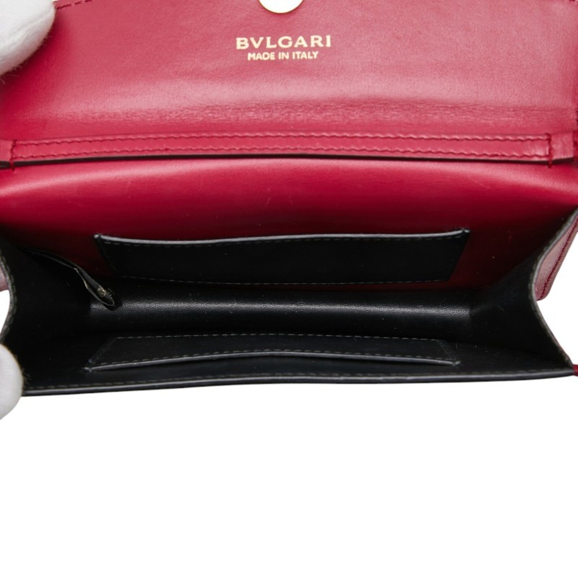 Bvlgari Pink Leather Handbag (Pre-Owned)