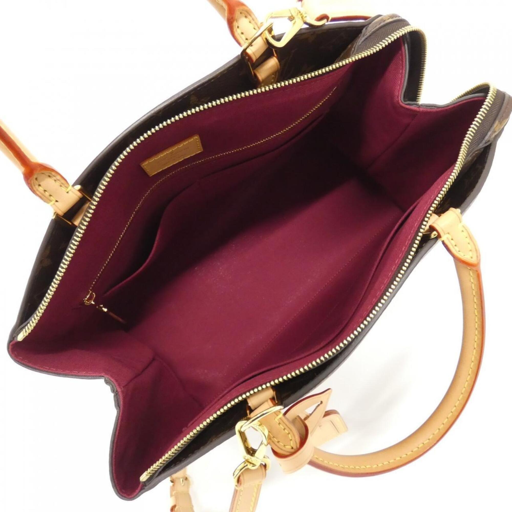 Louis Vuitton Marron Coated Canvas Handbag (Pre-Owned)