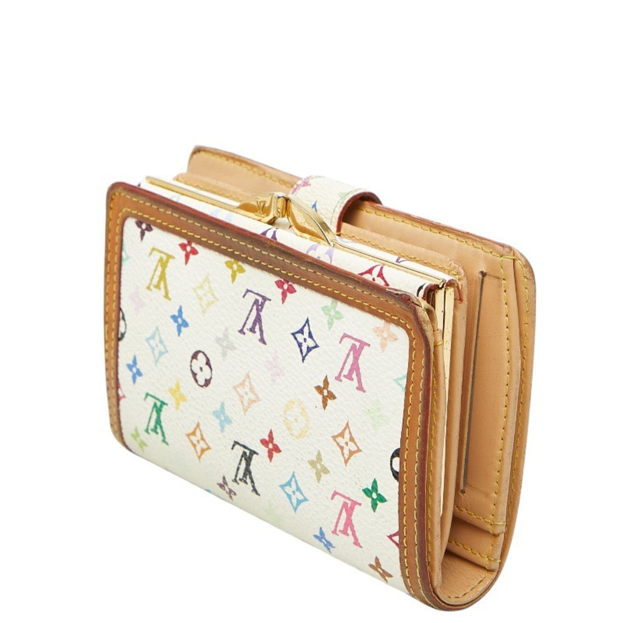 Louis Vuitton Multi-Color Pvc Leather Wallet (Bi-Fold) (Pre-Owned)